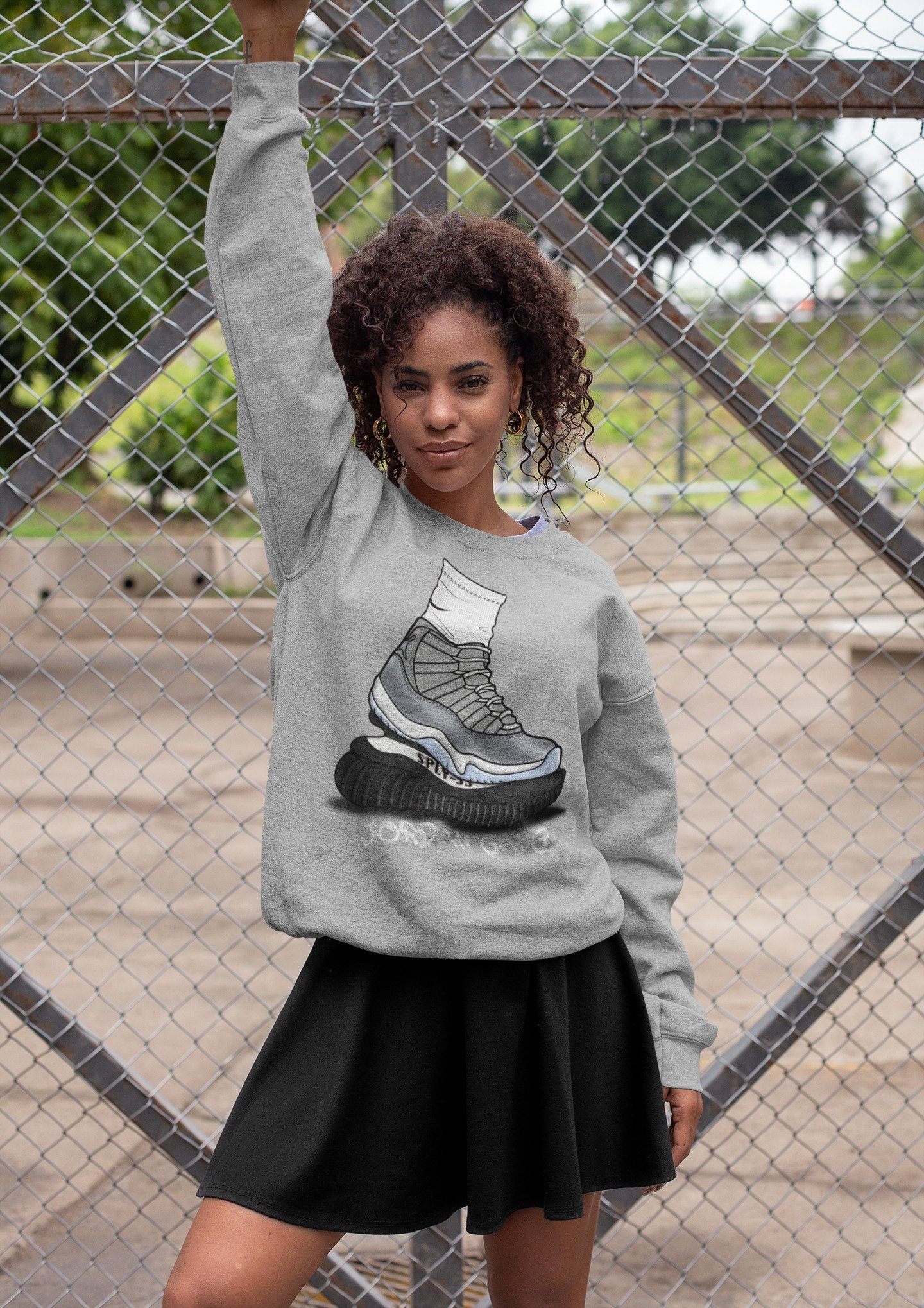 Jordan 11 Cool Grey Shirt To Match Jordans Jordan Gang Sneaker Tees Jordan 11 Cool Grey Drip Gear Zone Sneaker Matching Clothing Unisex Shirts