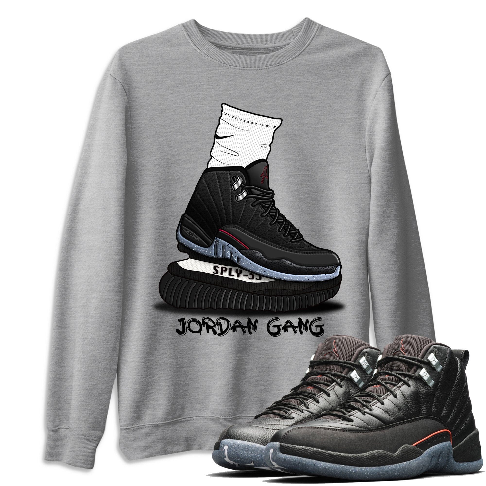 Jordan 12 Grind Shirt To Match Jordans Jordan Gang Sneaker Tees Jordan 12 Grind Drip Gear Zone Sneaker Matching Clothing Unisex Shirts