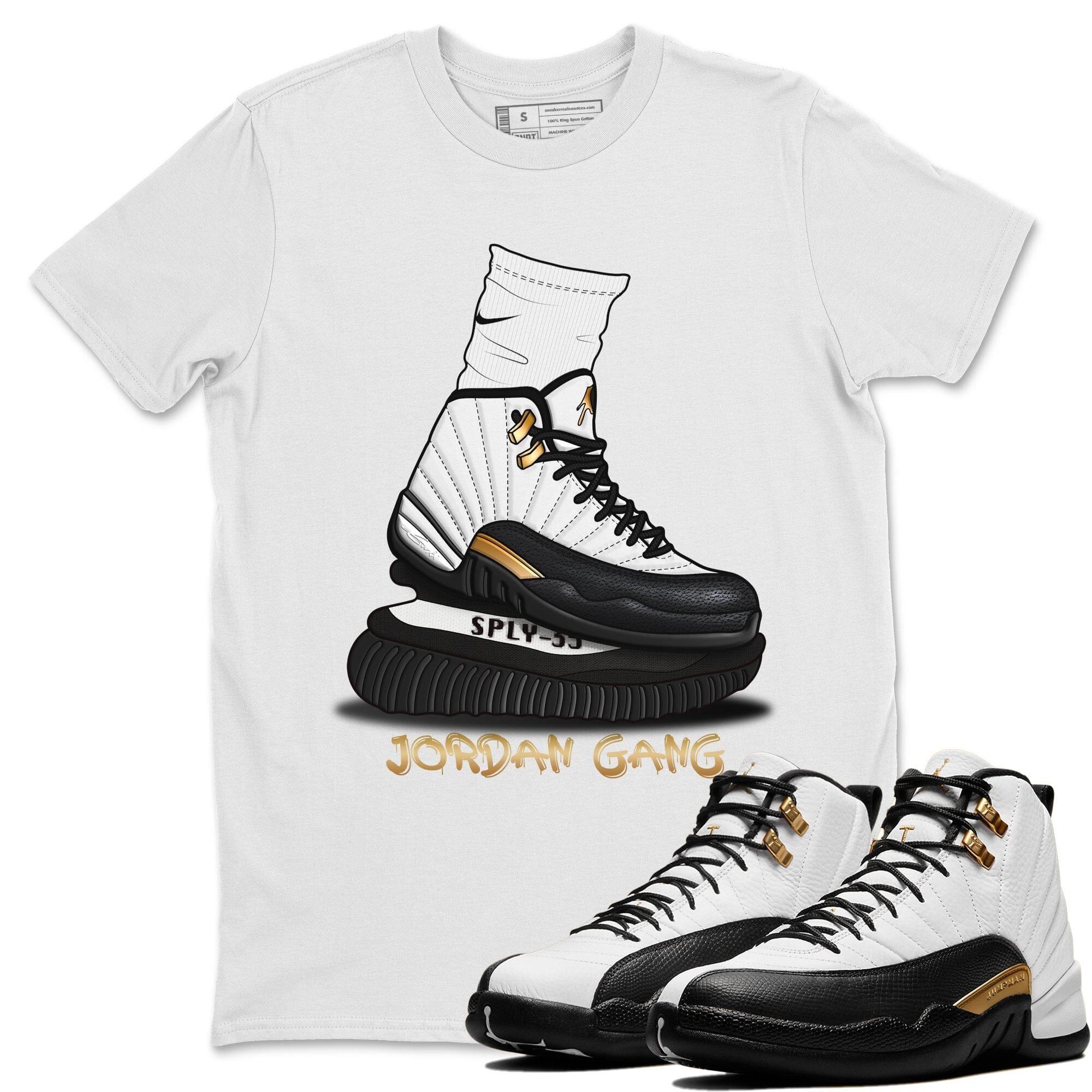 Jordan 12 Royalty Shirt To Match Jordans Jordan Gang Sneaker Tees Jordan 12 Royalty Drip Gear Zone Sneaker Matching Clothing Unisex Shirts