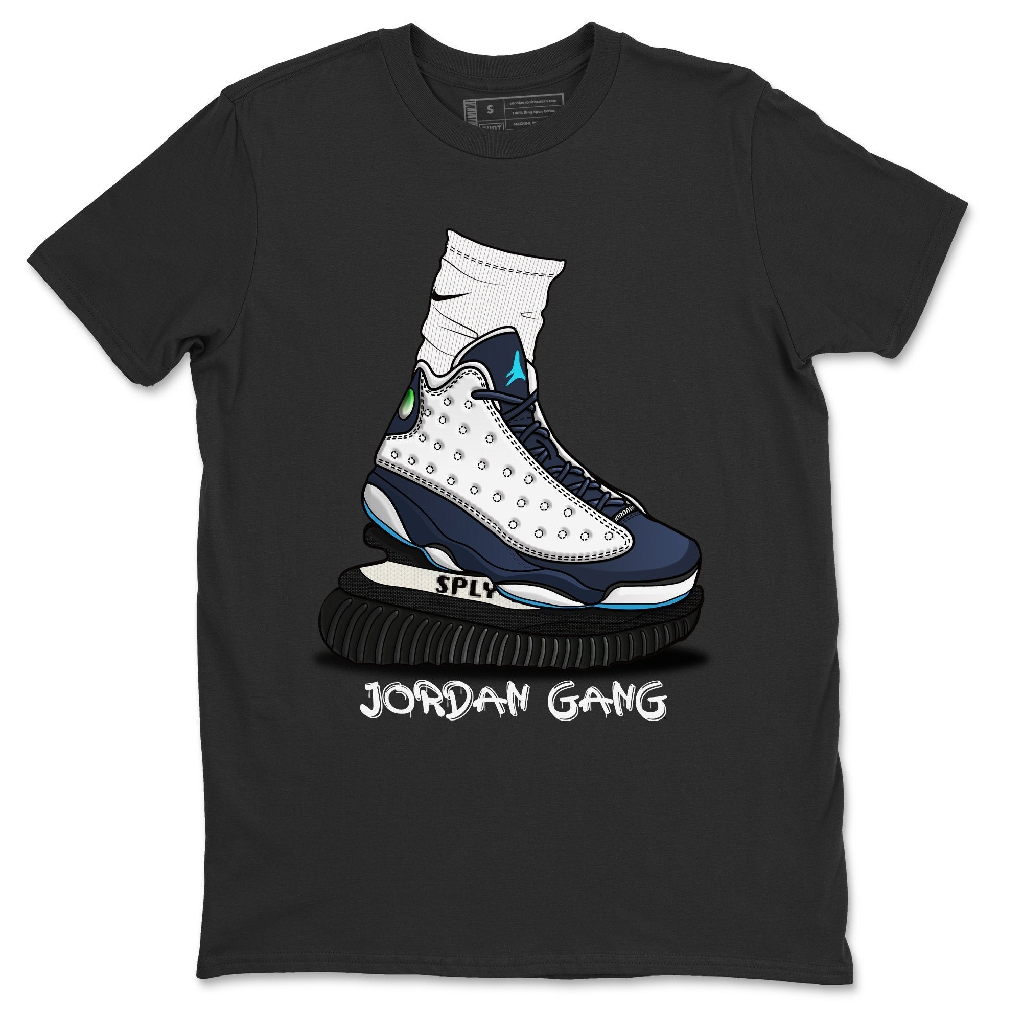 Jordan 13 Obsidian Shirt To Match Jordans Jordan Gang Sneaker Tees Jordan 13 Obsidian Drip Gear Zone Sneaker Matching Clothing Unisex Shirts
