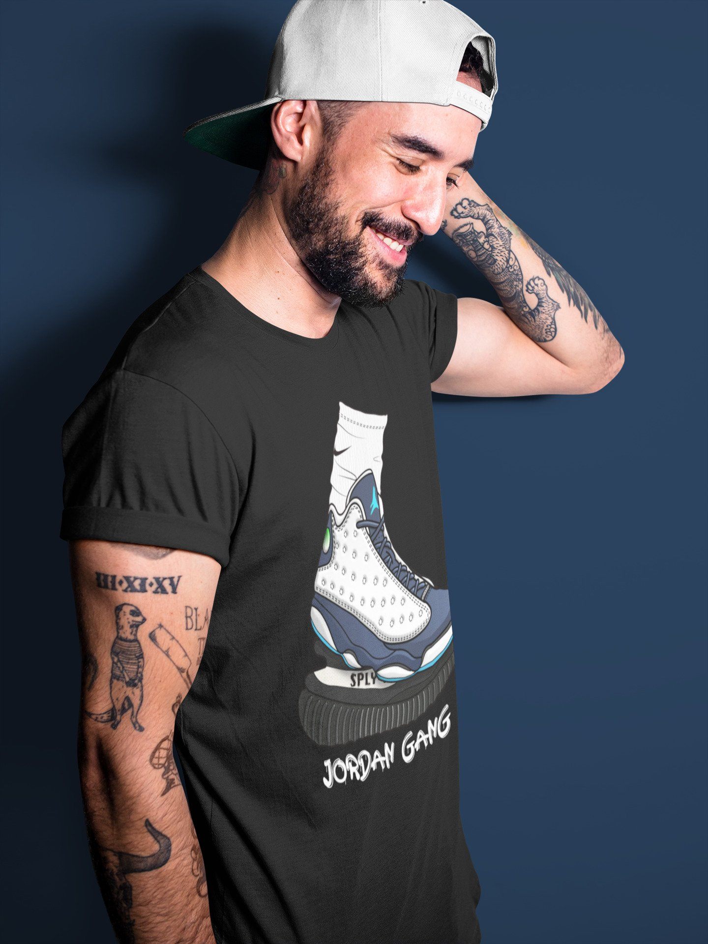 Jordan 13 Obsidian Shirt To Match Jordans Jordan Gang Sneaker Tees Jordan 13 Obsidian Drip Gear Zone Sneaker Matching Clothing Unisex Shirts