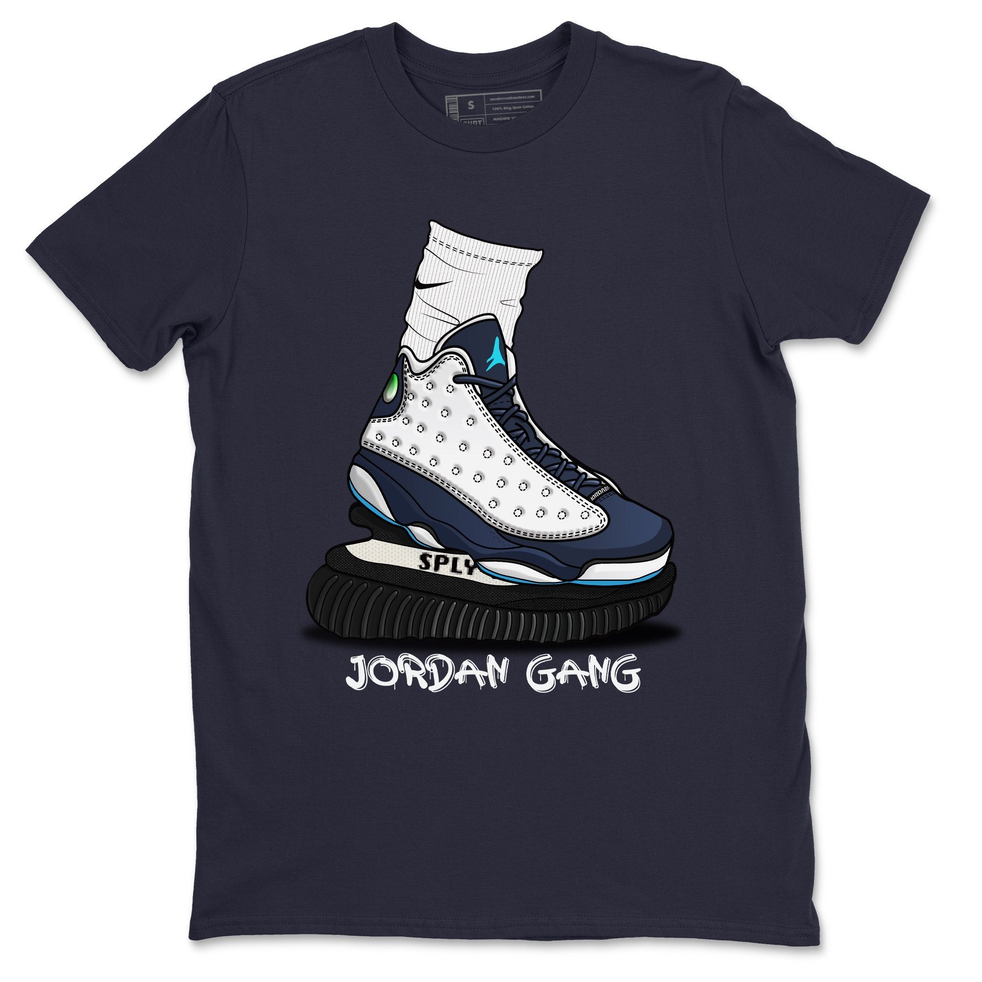 Jordan 13 Obsidian Shirt To Match Jordans Jordan Gang Sneaker Tees Jordan 13 Obsidian Drip Gear Zone Sneaker Matching Clothing Unisex Shirts