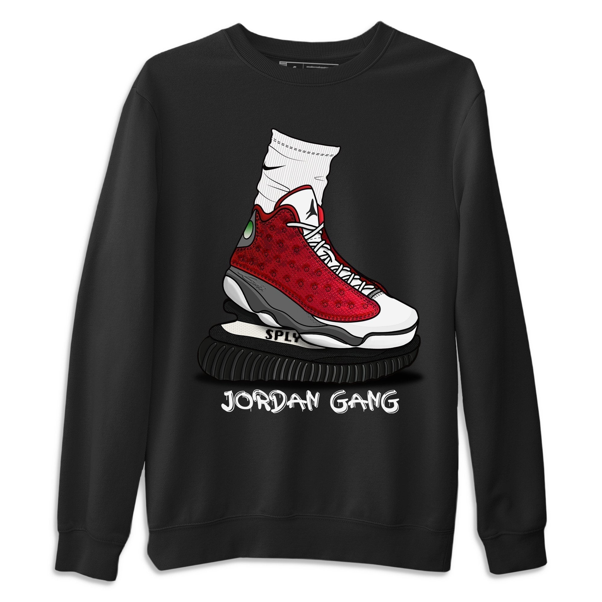 Jordan 13 Red Flint Shirt To Match Jordans Jordan Gang Sneaker Tees Jordan 13 Red Flint Drip Gear Zone Sneaker Matching Clothing Unisex Shirts