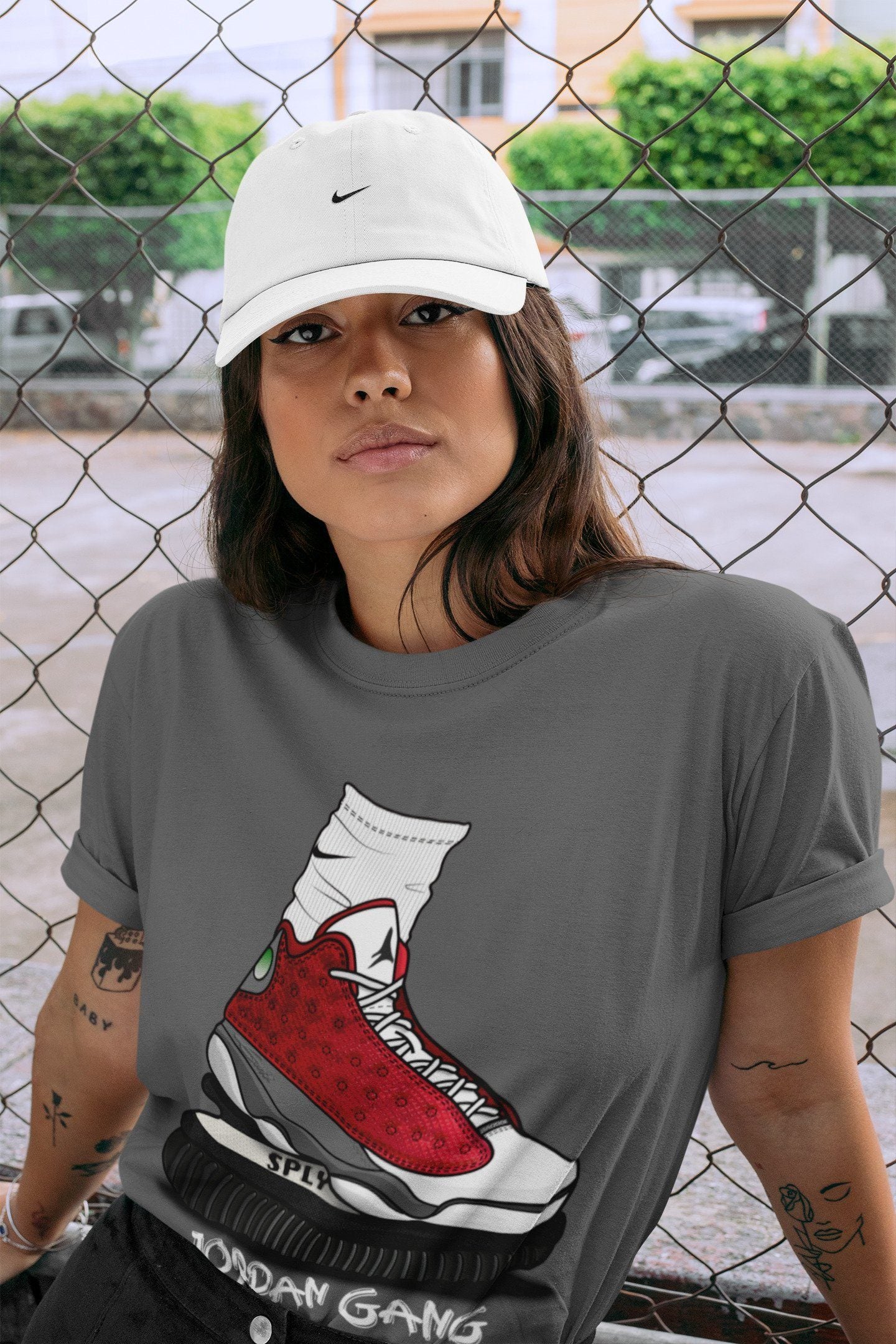 Jordan 13 Red Flint Shirt To Match Jordans Jordan Gang Sneaker Tees Jordan 13 Red Flint Drip Gear Zone Sneaker Matching Clothing Unisex Shirts