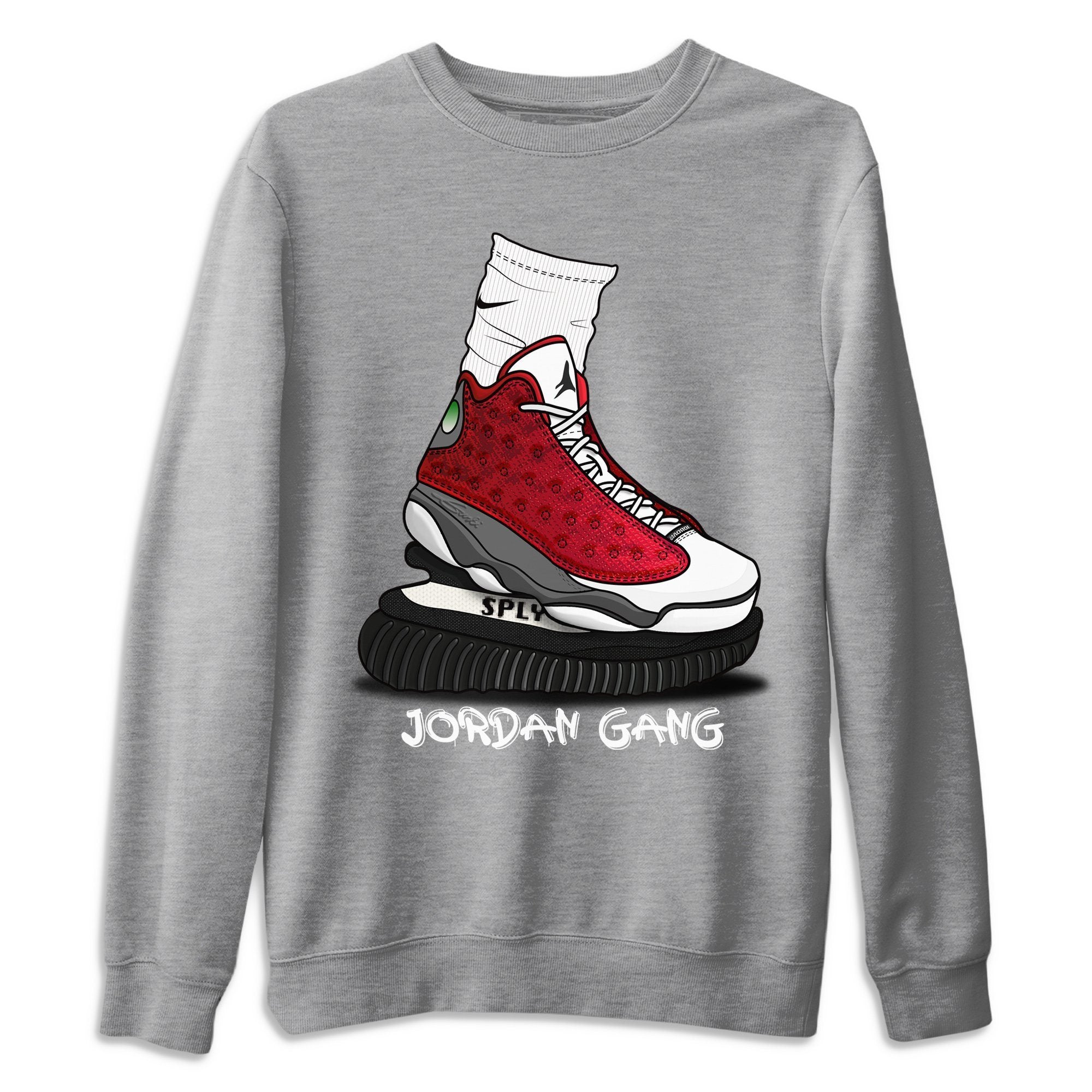 Jordan 13 Red Flint Shirt To Match Jordans Jordan Gang Sneaker Tees Jordan 13 Red Flint Drip Gear Zone Sneaker Matching Clothing Unisex Shirts