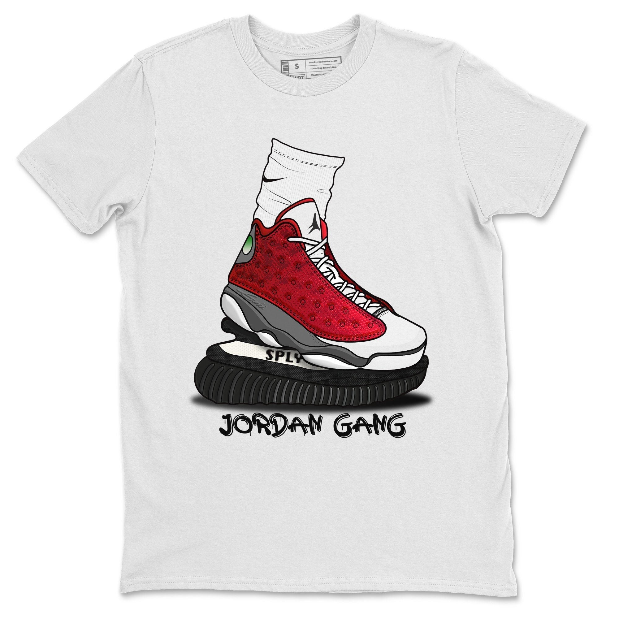 Jordan 13 Red Flint Shirt To Match Jordans Jordan Gang Sneaker Tees Jordan 13 Red Flint Drip Gear Zone Sneaker Matching Clothing Unisex Shirts