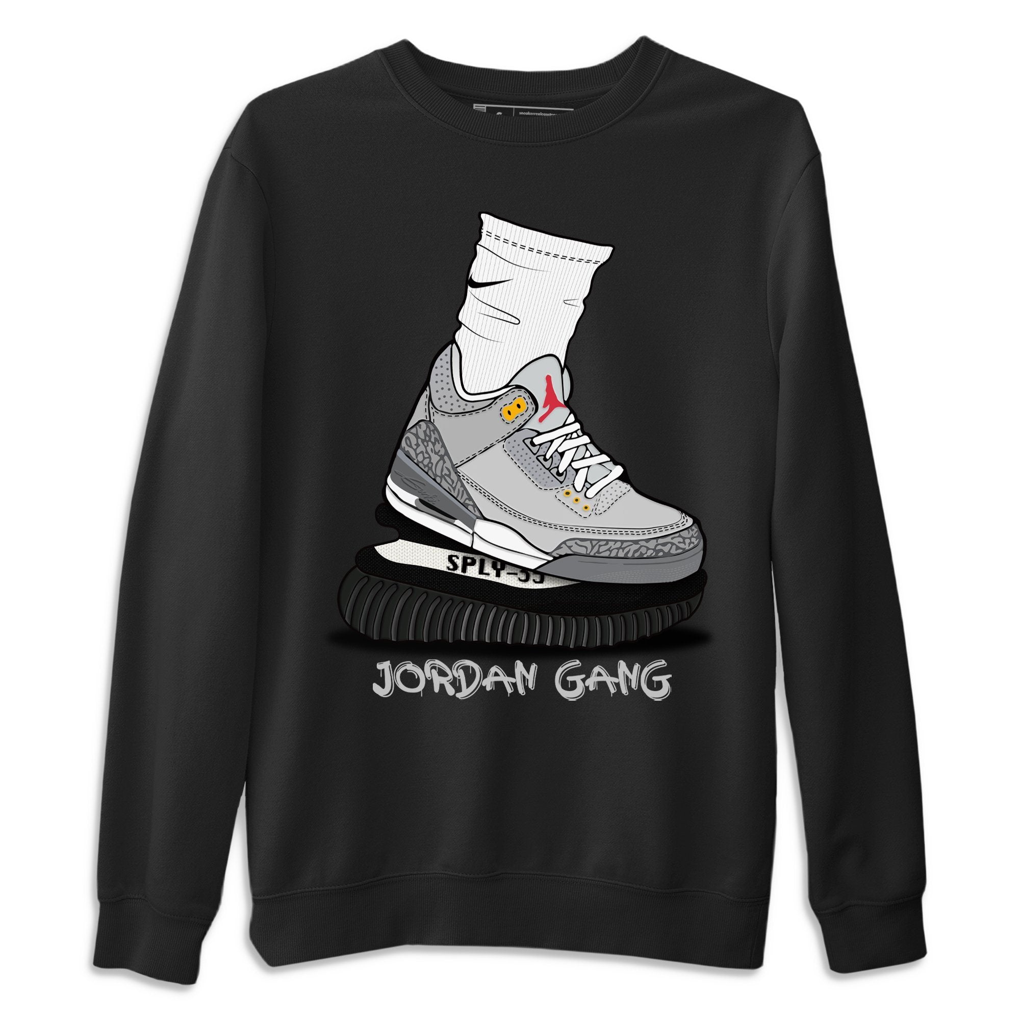 Jordan 3 Cool Grey Shirt To Match Jordans Jordan Gang Sneaker Tees Jordan 3 Cool Grey Drip Gear Zone Sneaker Matching Clothing Unisex Shirts