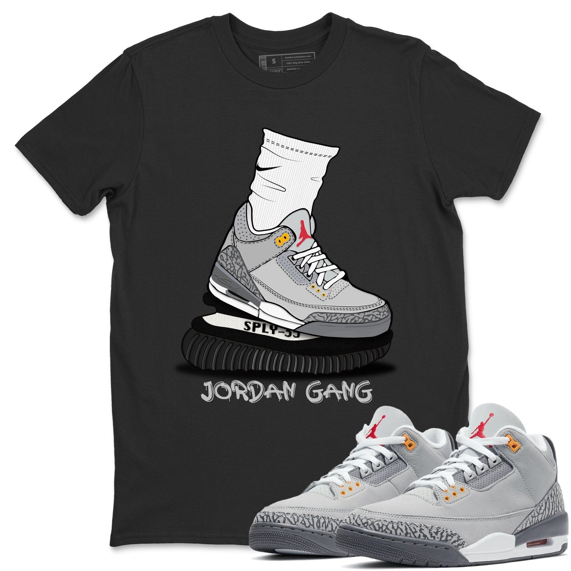 Jordan 3 Cool Grey Shirt To Match Jordans Jordan Gang Sneaker Tees Jordan 3 Cool Grey Drip Gear Zone Sneaker Matching Clothing Unisex Shirts