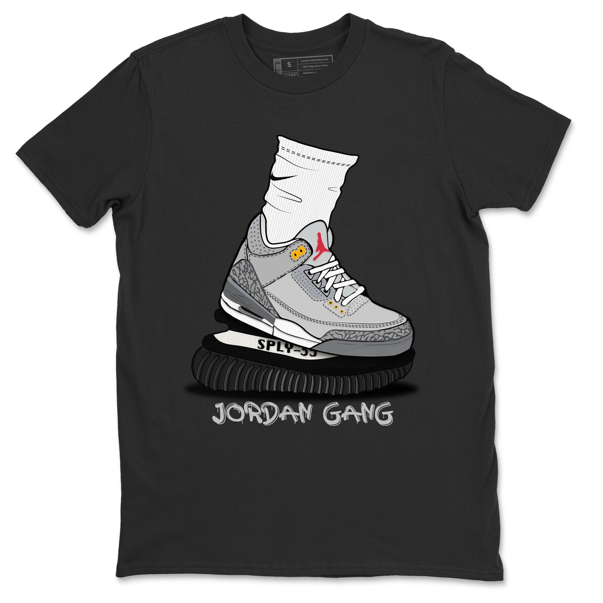 Jordan 3 Cool Grey Shirt To Match Jordans Jordan Gang Sneaker Tees Jordan 3 Cool Grey Drip Gear Zone Sneaker Matching Clothing Unisex Shirts