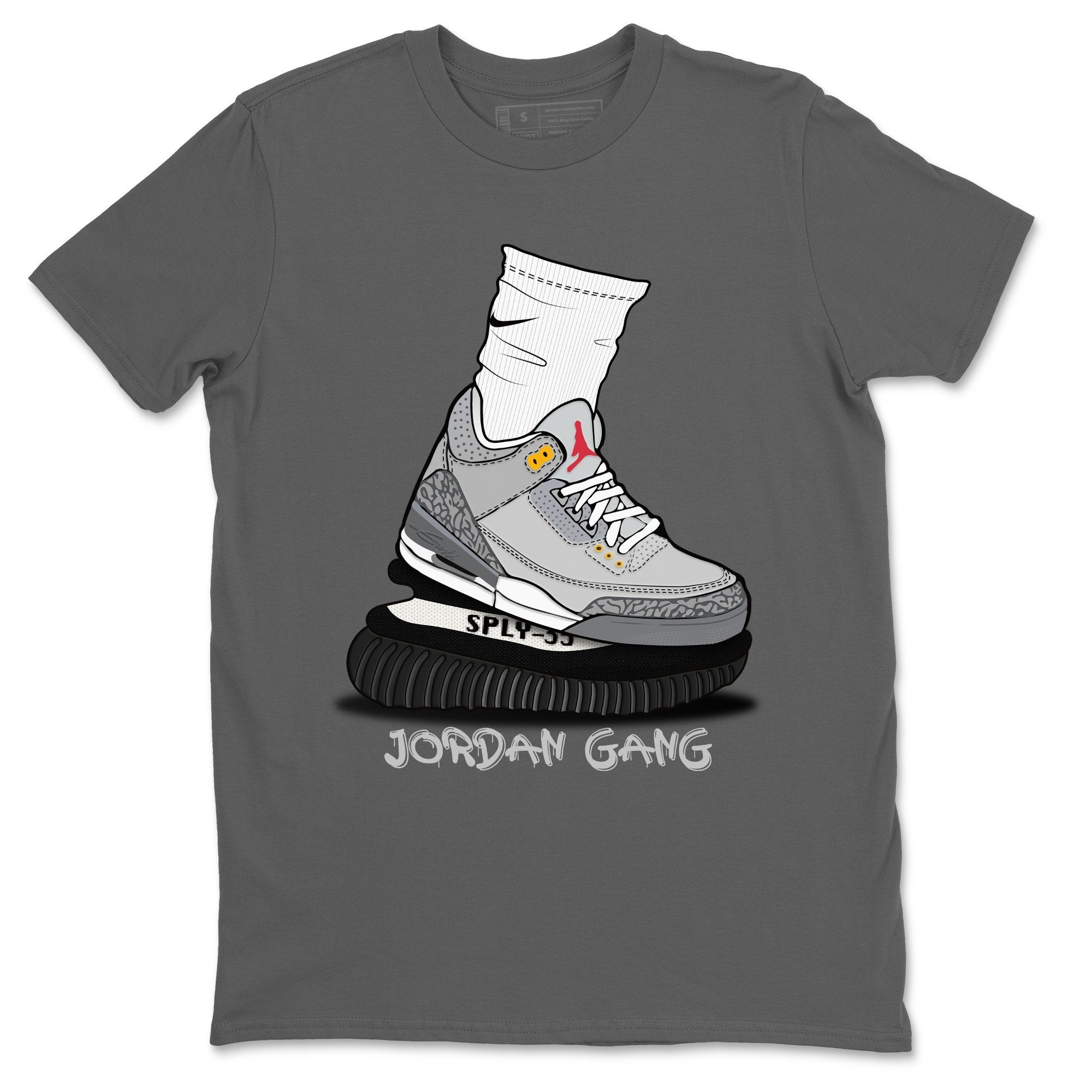 Jordan 3 Cool Grey Shirt To Match Jordans Jordan Gang Sneaker Tees Jordan 3 Cool Grey Drip Gear Zone Sneaker Matching Clothing Unisex Shirts
