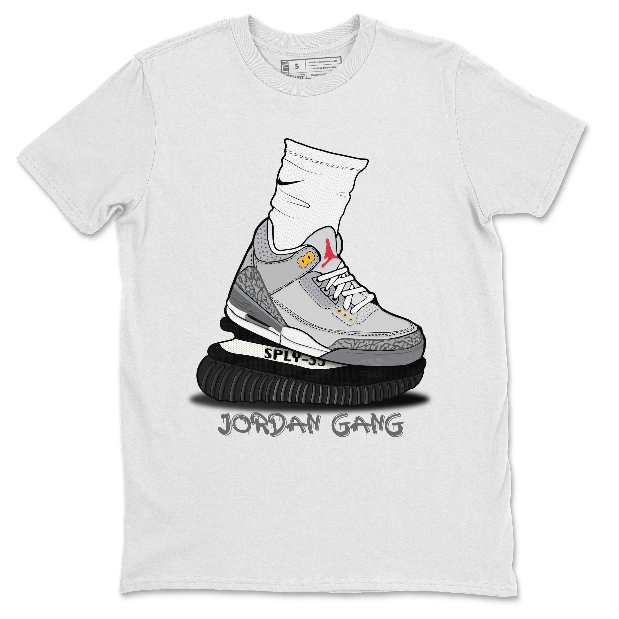 Jordan 3 Cool Grey Shirt To Match Jordans Jordan Gang Sneaker Tees Jordan 3 Cool Grey Drip Gear Zone Sneaker Matching Clothing Unisex Shirts