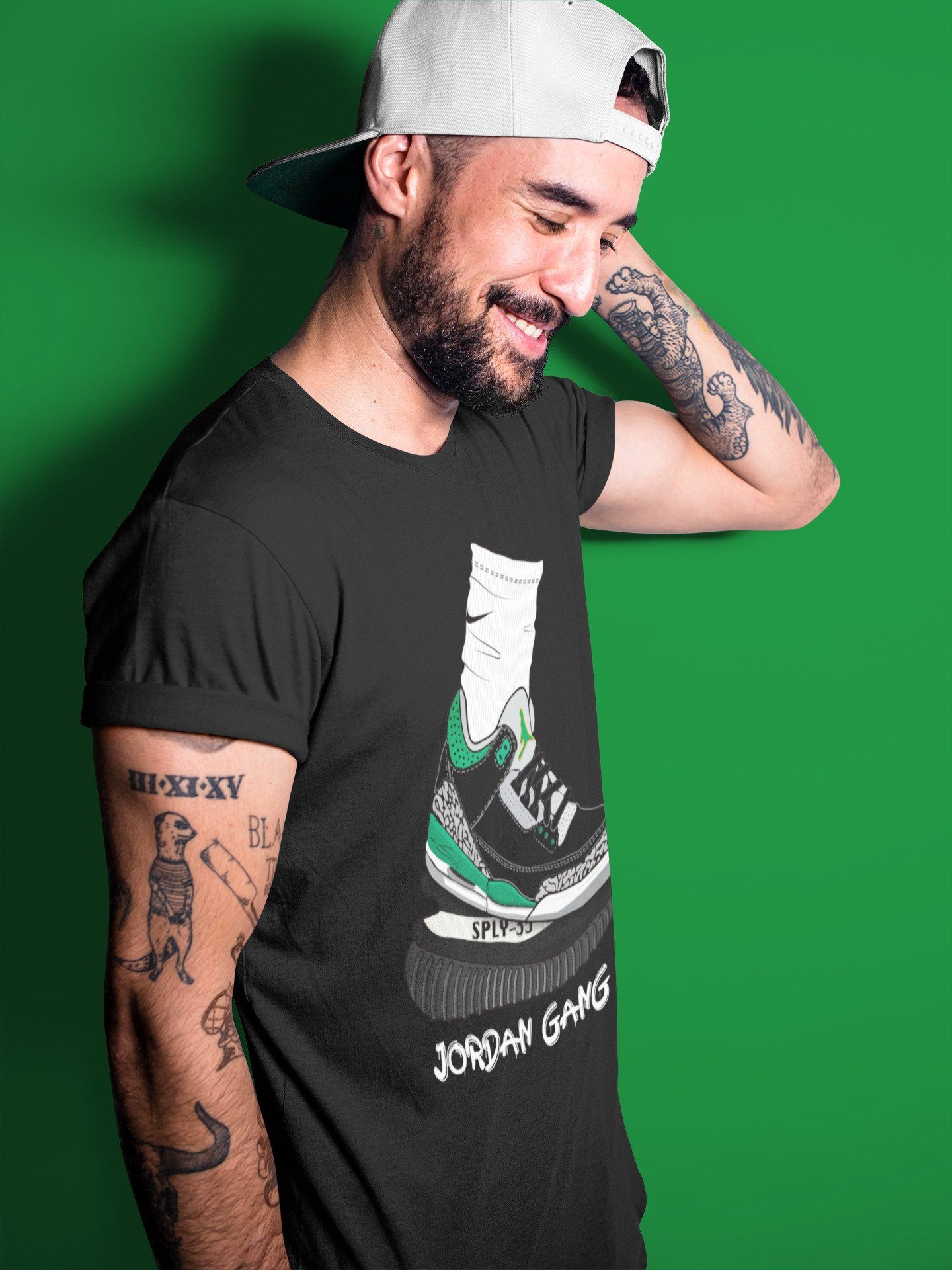 Jordan 3 Pine Green Shirt To Match Jordans Jordan Gang Sneaker Tees Jordan 3 Pine Green Drip Gear Zone Sneaker Matching Clothing Unisex Shirts