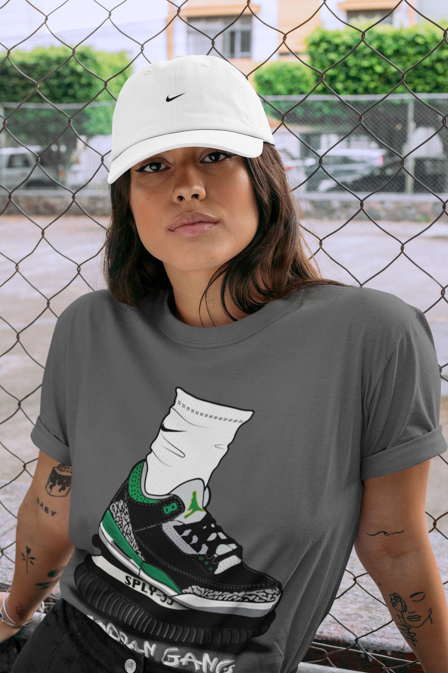 Jordan 3 Pine Green Shirt To Match Jordans Jordan Gang Sneaker Tees Jordan 3 Pine Green Drip Gear Zone Sneaker Matching Clothing Unisex Shirts