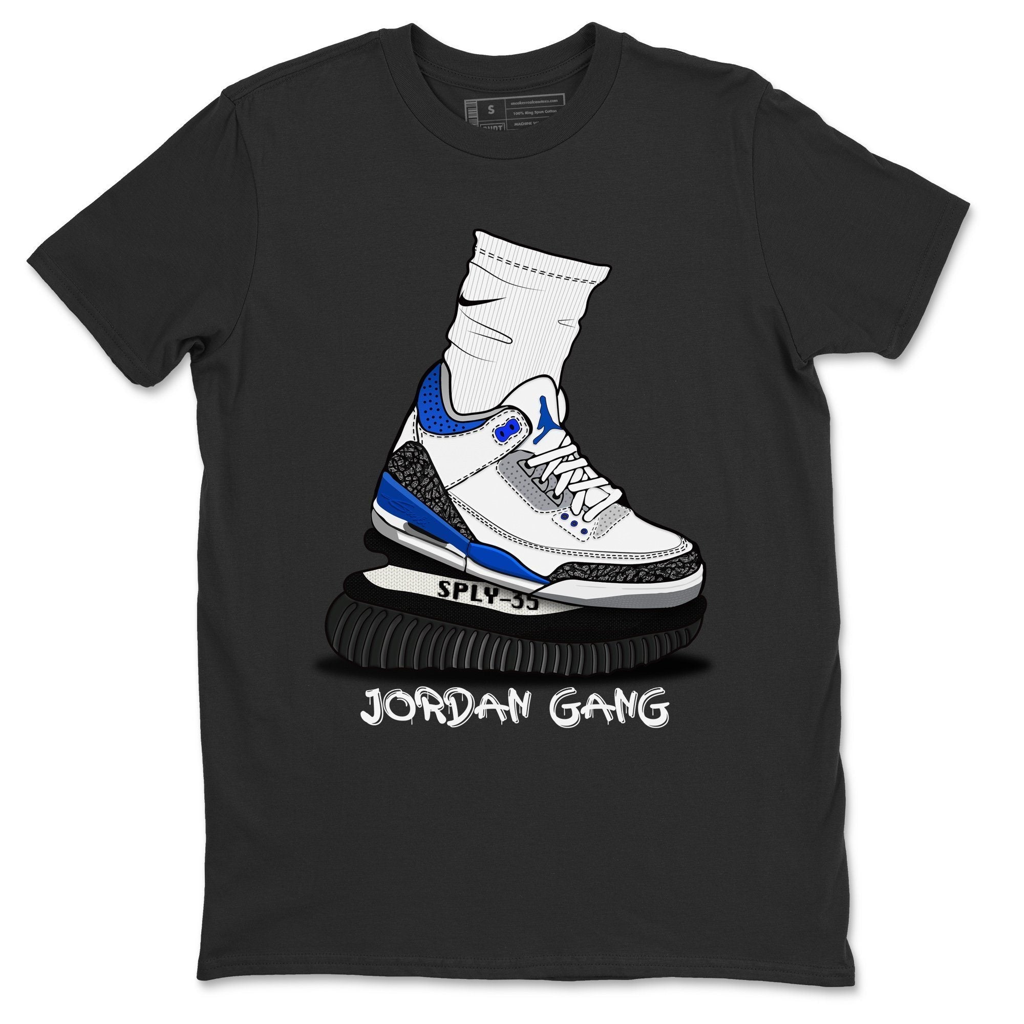 Jordan 3 Racer Blue Shirt To Match Jordans Jordan Gang Sneaker Tees Jordan 3 Racer Blue Drip Gear Zone Sneaker Matching Clothing Unisex Shirts