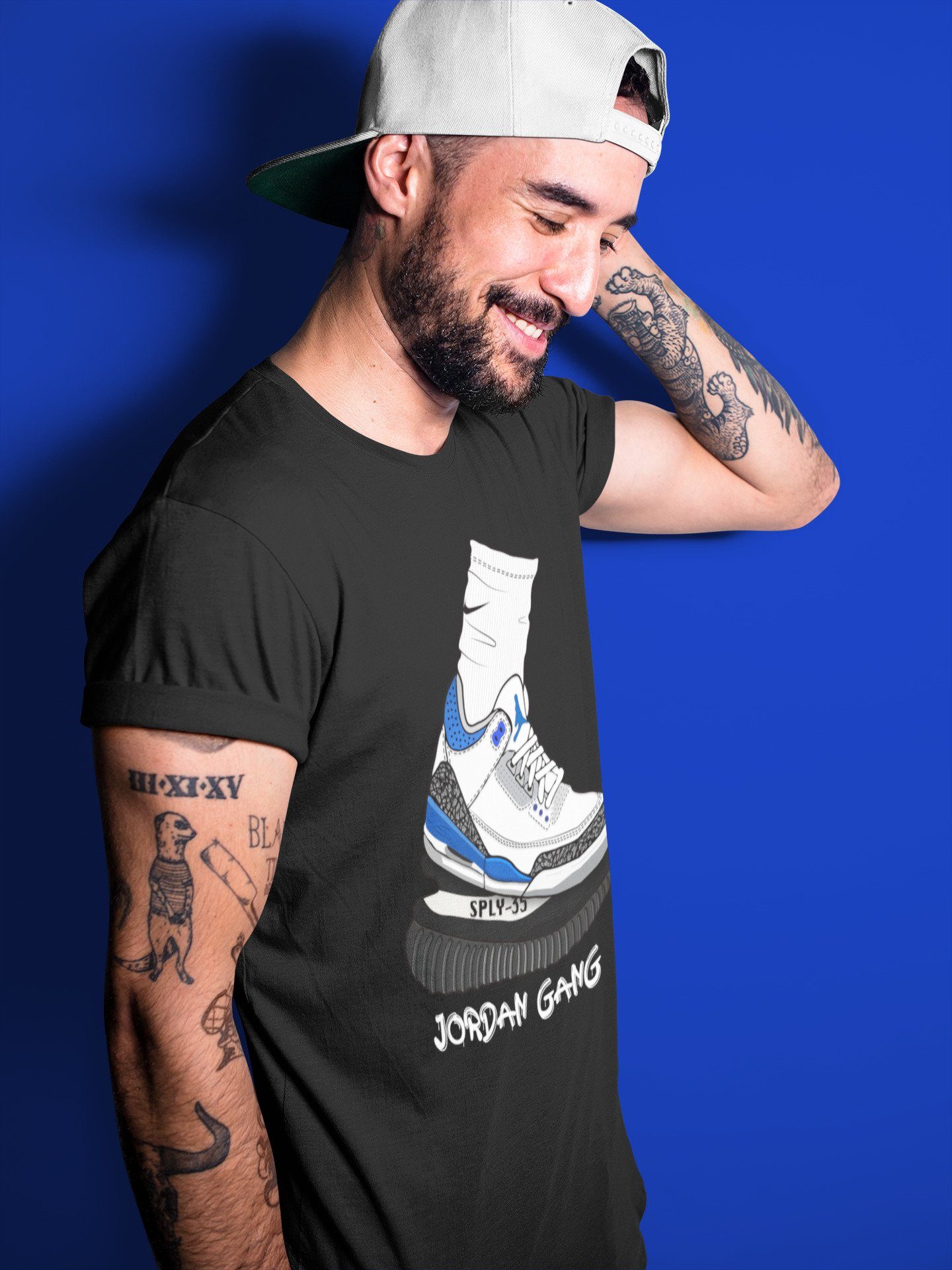 Jordan 3 Racer Blue Shirt To Match Jordans Jordan Gang Sneaker Tees Jordan 3 Racer Blue Drip Gear Zone Sneaker Matching Clothing Unisex Shirts