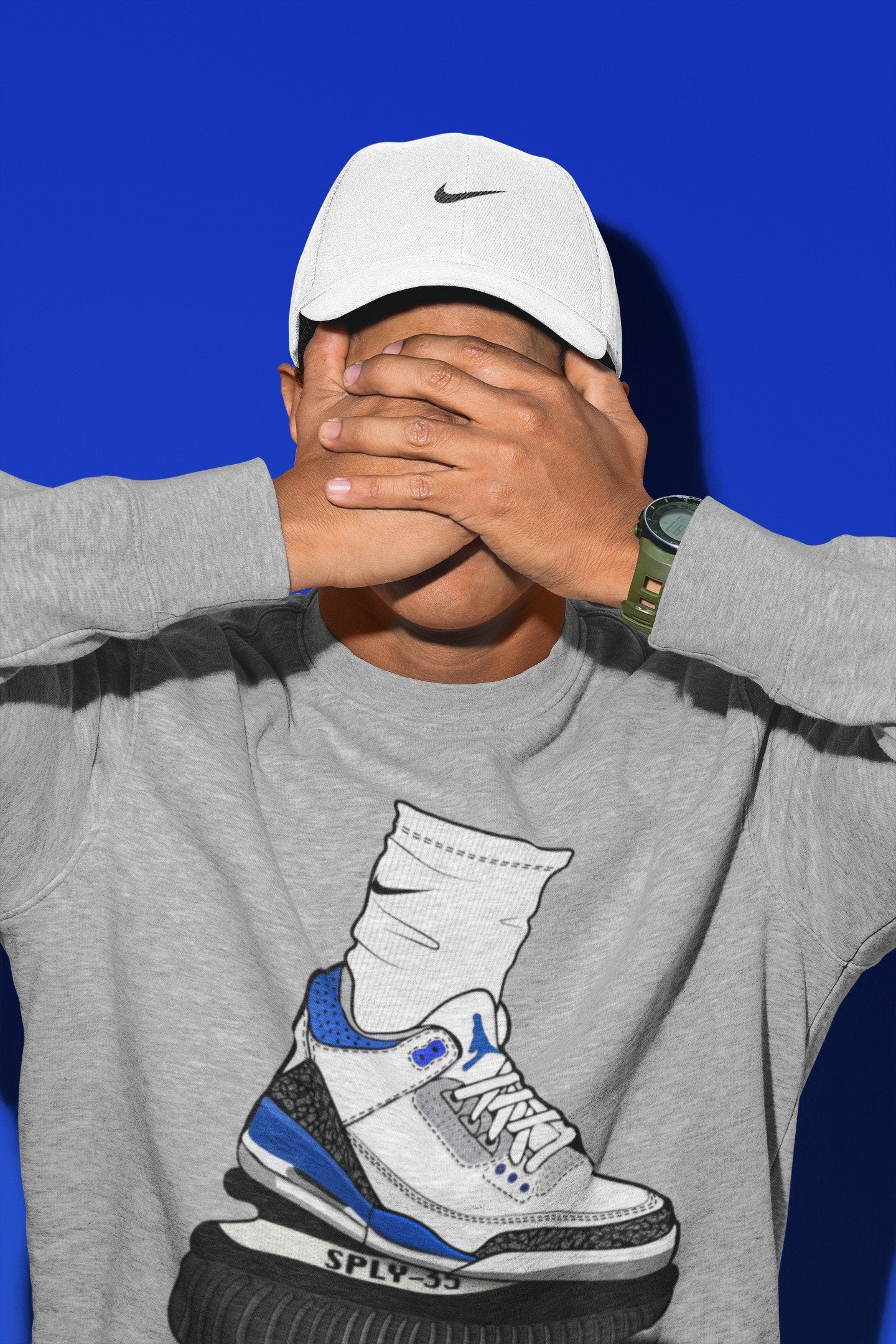 Jordan 3 Racer Blue Shirt To Match Jordans Jordan Gang Sneaker Tees Jordan 3 Racer Blue Drip Gear Zone Sneaker Matching Clothing Unisex Shirts