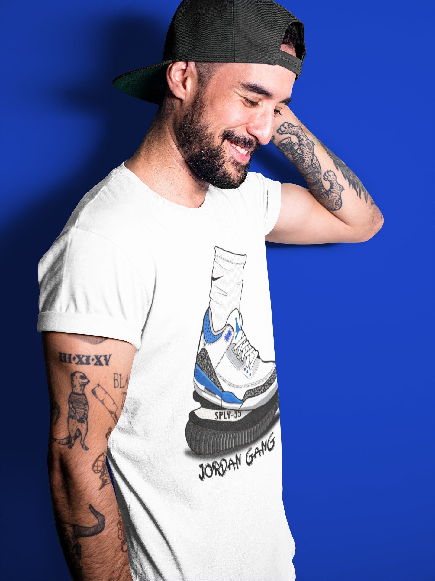 Jordan 3 Racer Blue Shirt To Match Jordans Jordan Gang Sneaker Tees Jordan 3 Racer Blue Drip Gear Zone Sneaker Matching Clothing Unisex Shirts