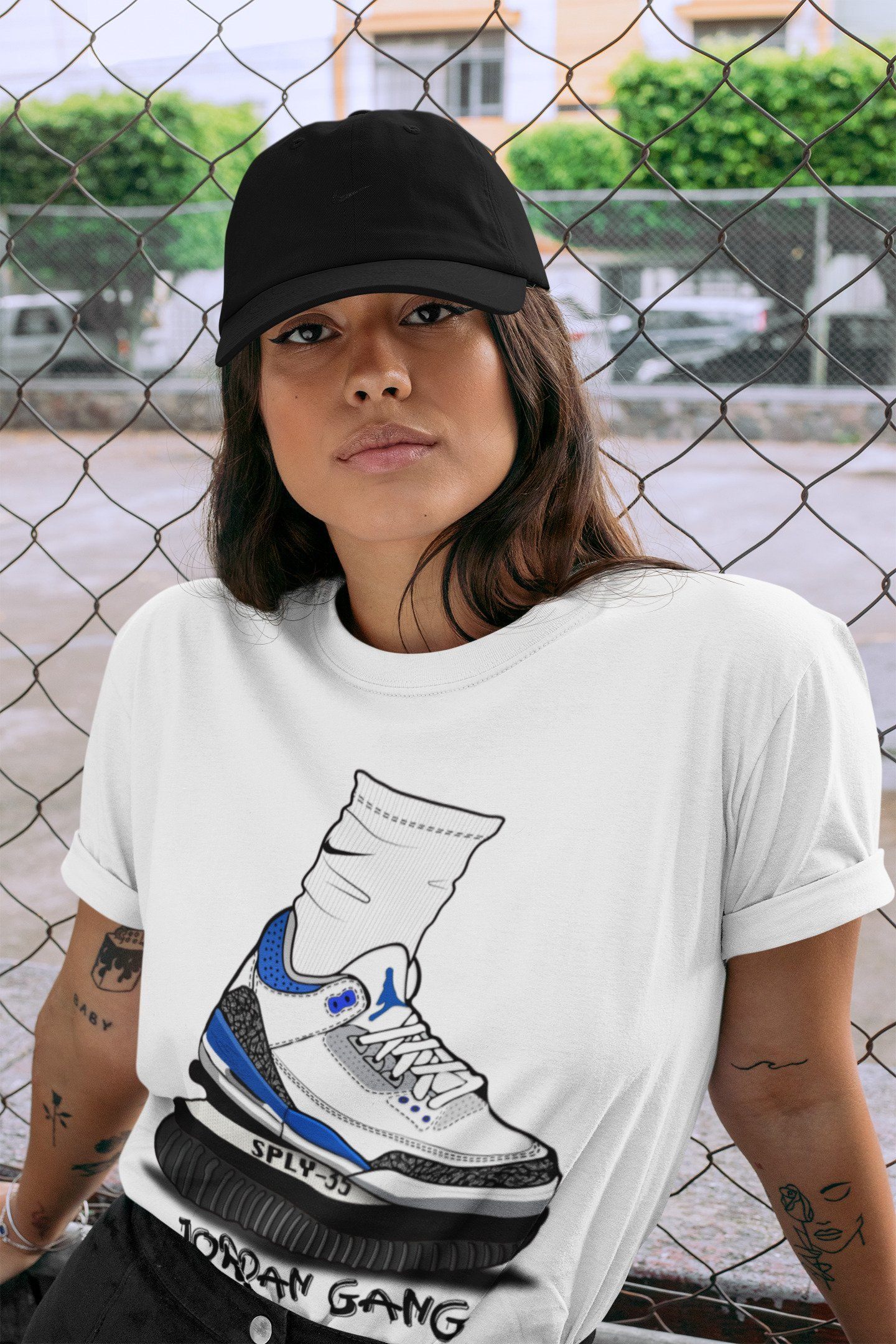 Jordan 3 Racer Blue Shirt To Match Jordans Jordan Gang Sneaker Tees Jordan 3 Racer Blue Drip Gear Zone Sneaker Matching Clothing Unisex Shirts