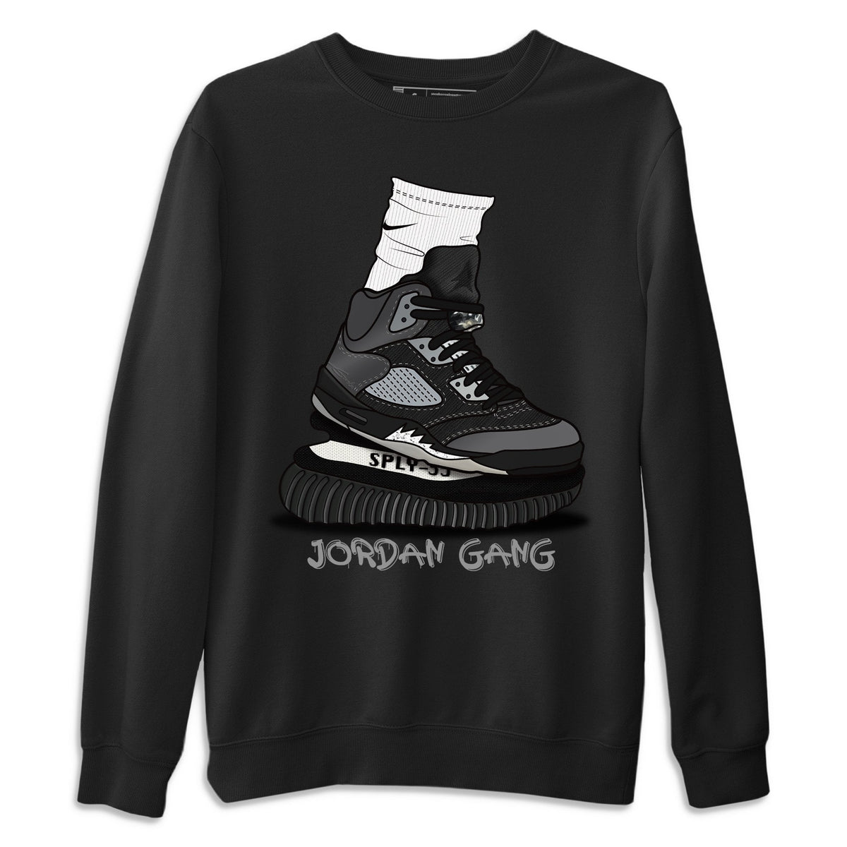 Jordan 5 Anthracite Shirt To Match Jordans Jordan Gang Sneaker Tees Jordan 5 Anthracite Drip Gear Zone Sneaker Matching Clothing Unisex Shirts