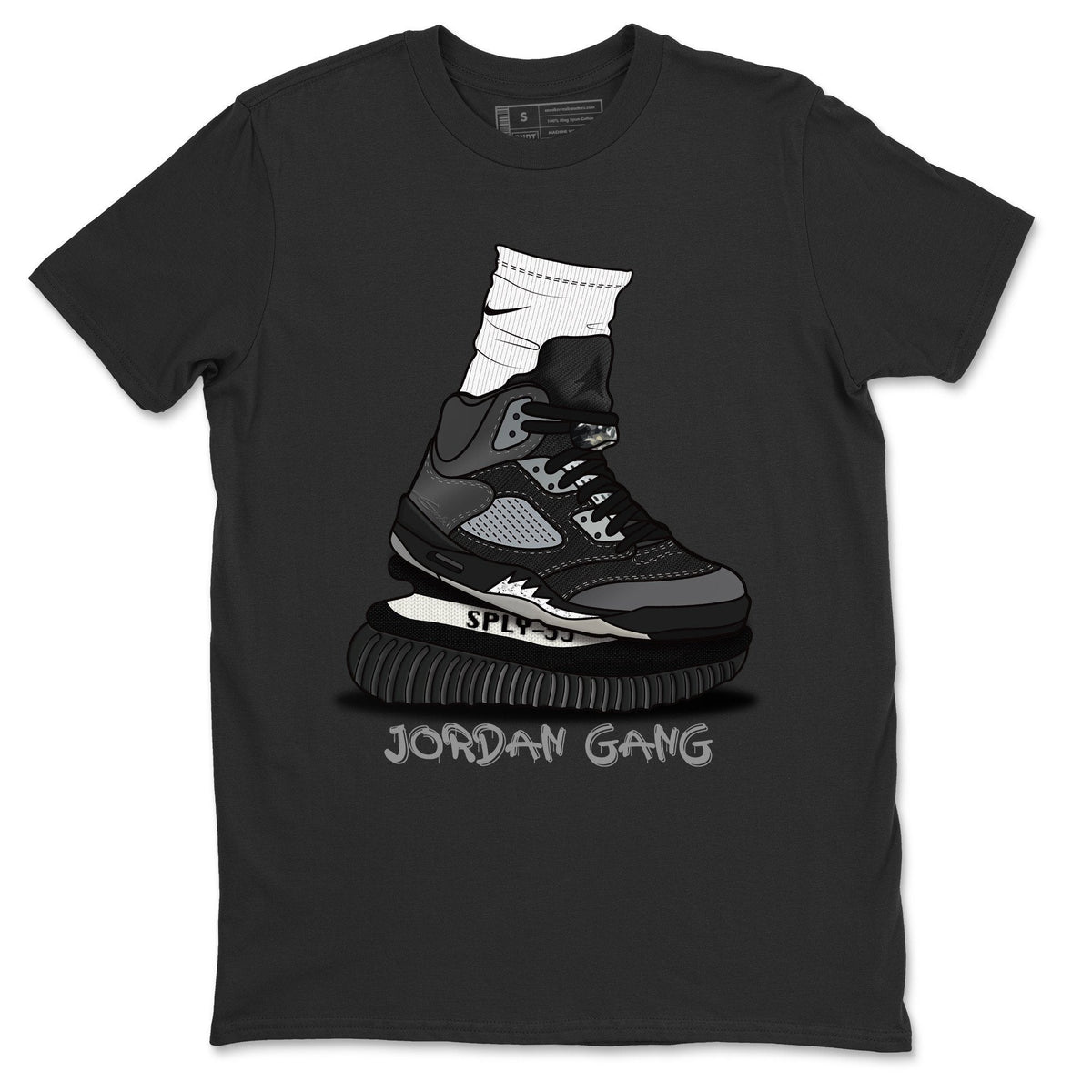 Jordan 5 Anthracite Shirt To Match Jordans Jordan Gang Sneaker Tees Jordan 5 Anthracite Drip Gear Zone Sneaker Matching Clothing Unisex Shirts