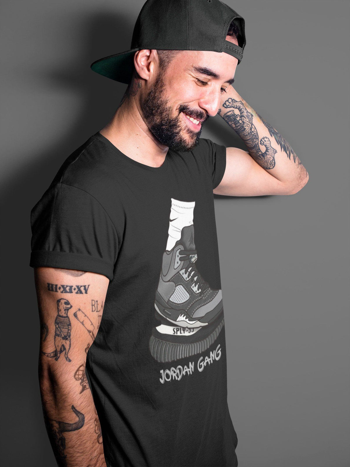 Jordan 5 Anthracite Shirt To Match Jordans Jordan Gang Sneaker Tees Jordan 5 Anthracite Drip Gear Zone Sneaker Matching Clothing Unisex Shirts