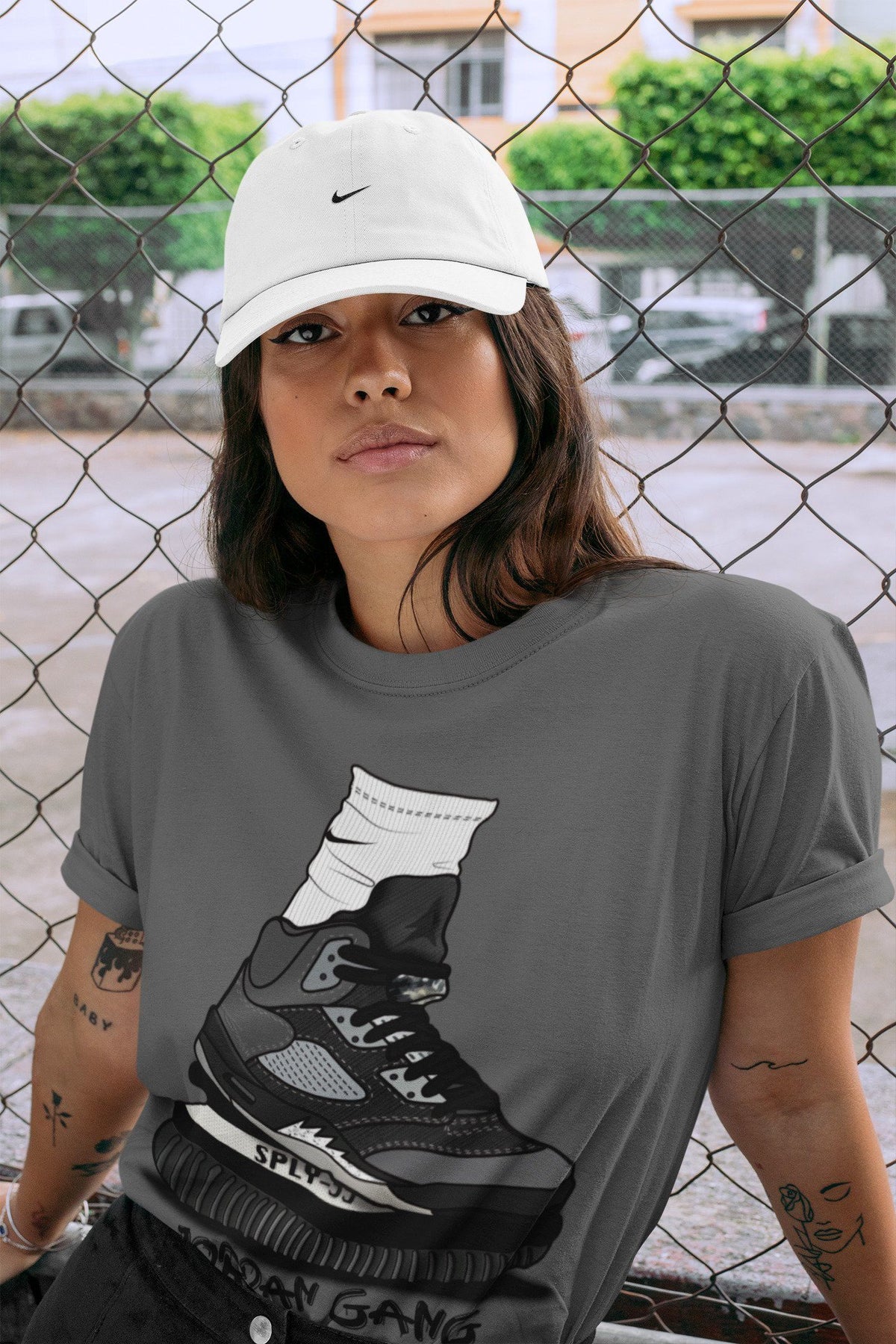 Jordan 5 Anthracite Shirt To Match Jordans Jordan Gang Sneaker Tees Jordan 5 Anthracite Drip Gear Zone Sneaker Matching Clothing Unisex Shirts