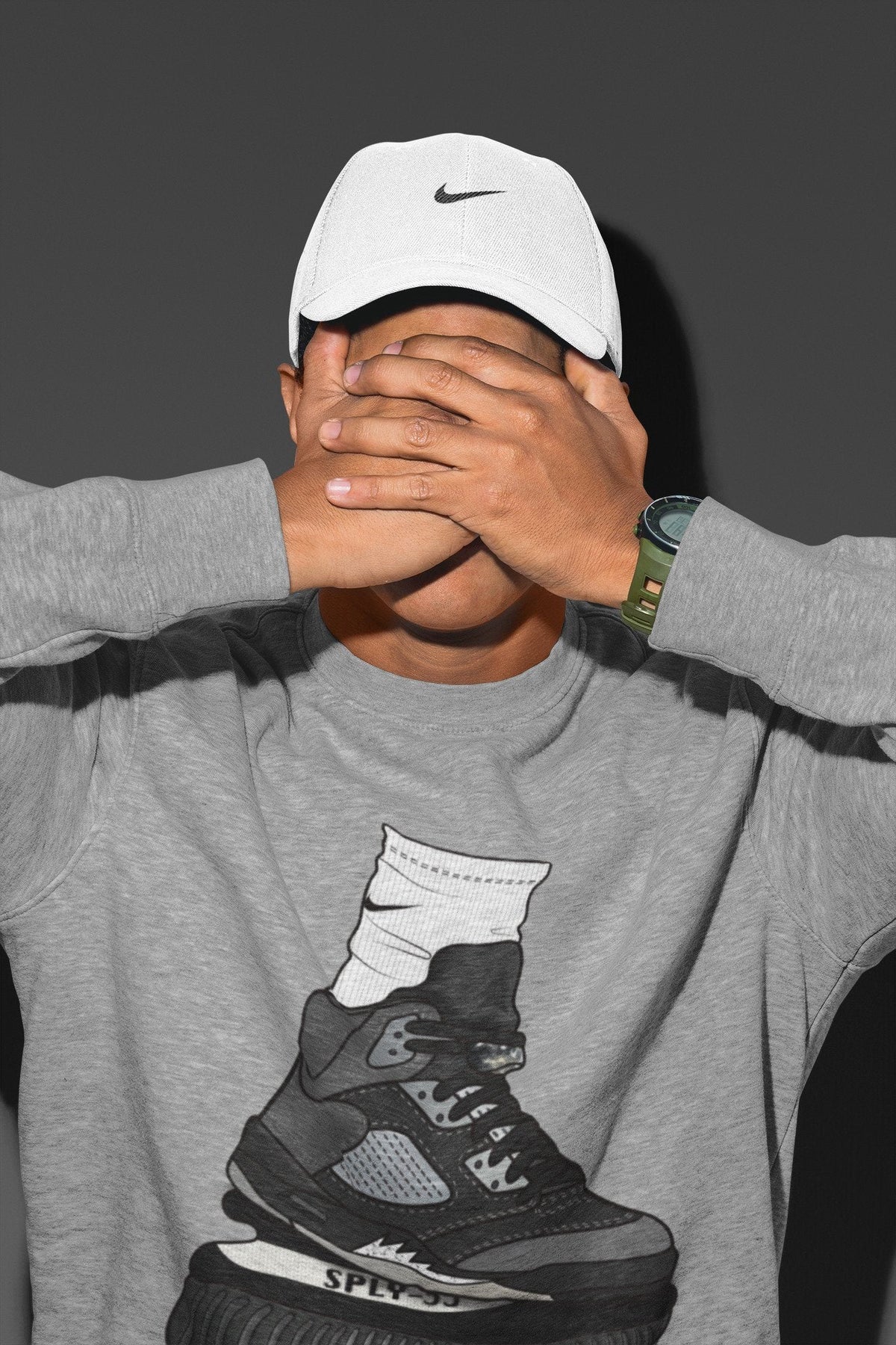 Jordan 5 Anthracite Shirt To Match Jordans Jordan Gang Sneaker Tees Jordan 5 Anthracite Drip Gear Zone Sneaker Matching Clothing Unisex Shirts