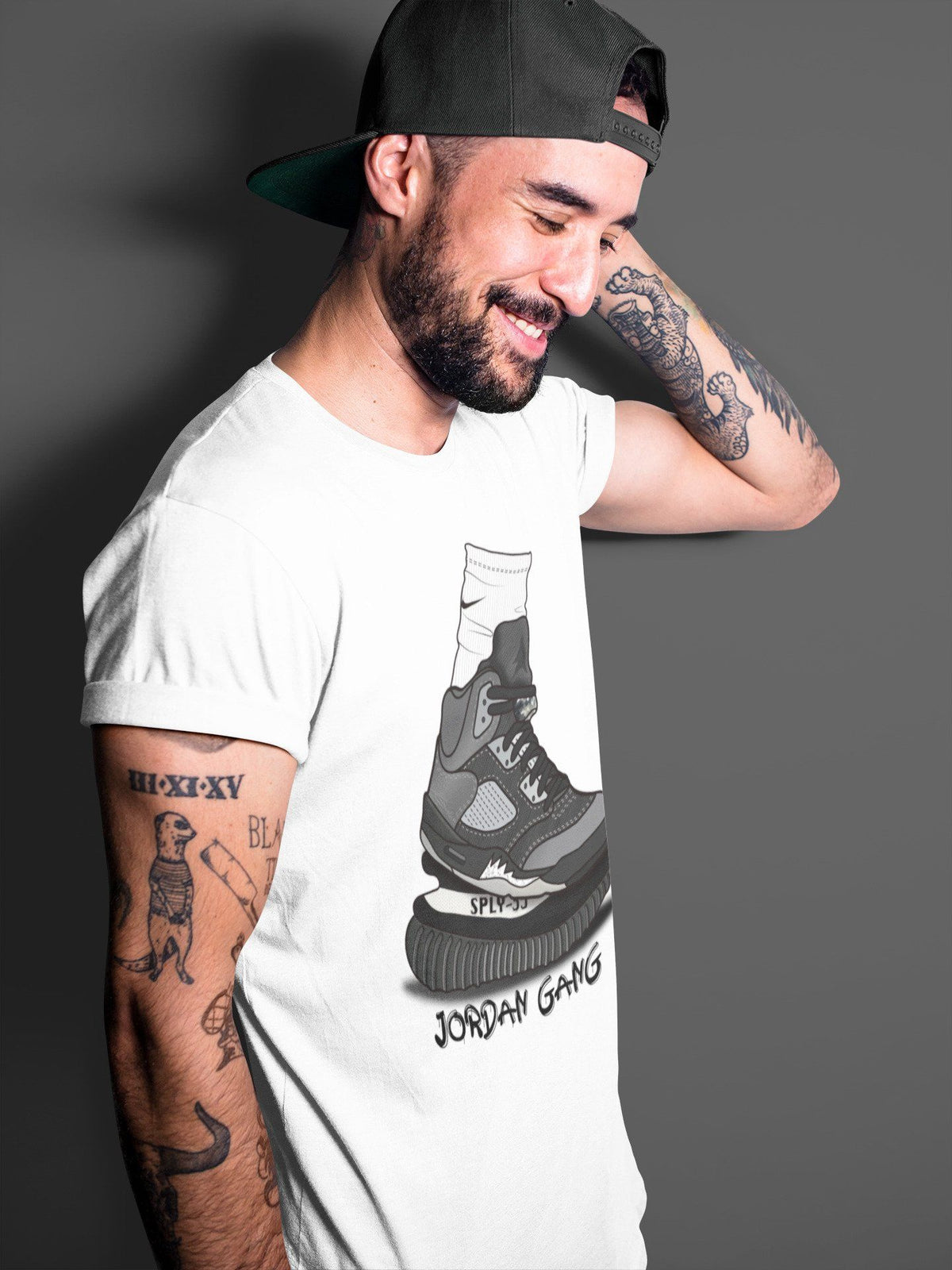 Jordan 5 Anthracite Shirt To Match Jordans Jordan Gang Sneaker Tees Jordan 5 Anthracite Drip Gear Zone Sneaker Matching Clothing Unisex Shirts