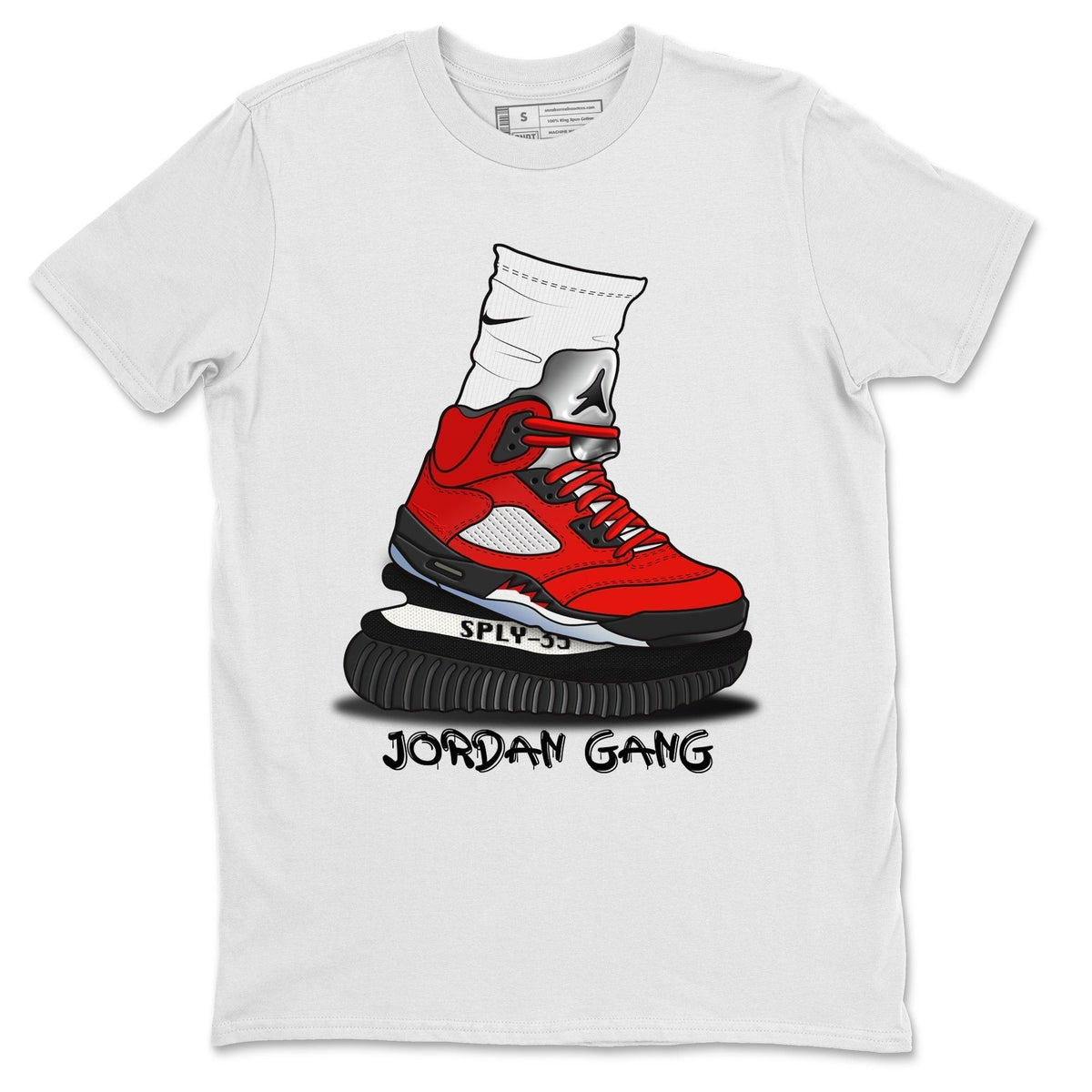 Jordan 5 Raging Bull Shirt To Match Jordans Jordan Gang Sneaker Tees Jordan 5 Raging Bull Drip Gear Zone Sneaker Matching Clothing Unisex Shirts
