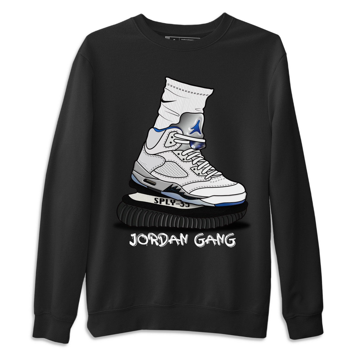 Jordan 5 Stealth Shirt To Match Jordans Jordan Gang Sneaker Tees Jordan 5 Stealth Drip Gear Zone Sneaker Matching Clothing Unisex Shirts