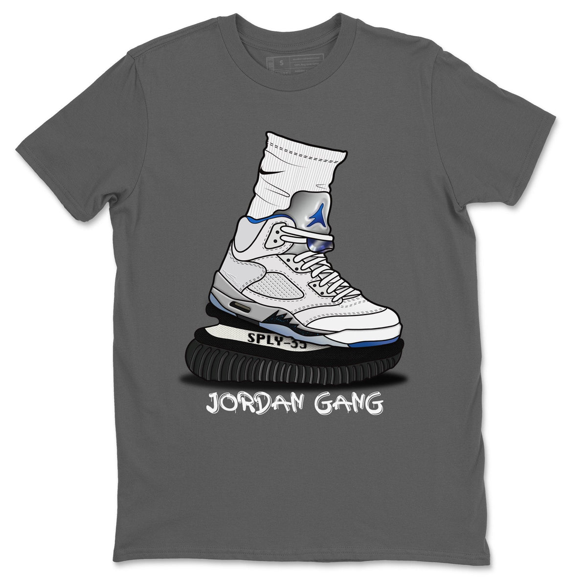 Jordan 5 Stealth Shirt To Match Jordans Jordan Gang Sneaker Tees Jordan 5 Stealth Drip Gear Zone Sneaker Matching Clothing Unisex Shirts