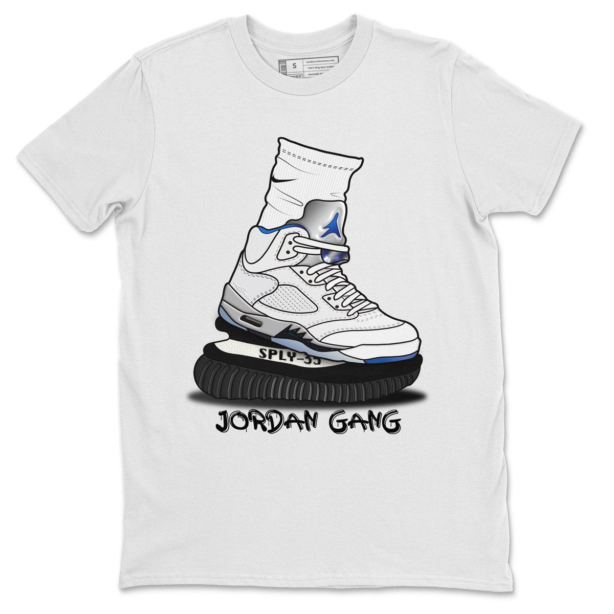Jordan 5 Stealth Shirt To Match Jordans Jordan Gang Sneaker Tees Jordan 5 Stealth Drip Gear Zone Sneaker Matching Clothing Unisex Shirts
