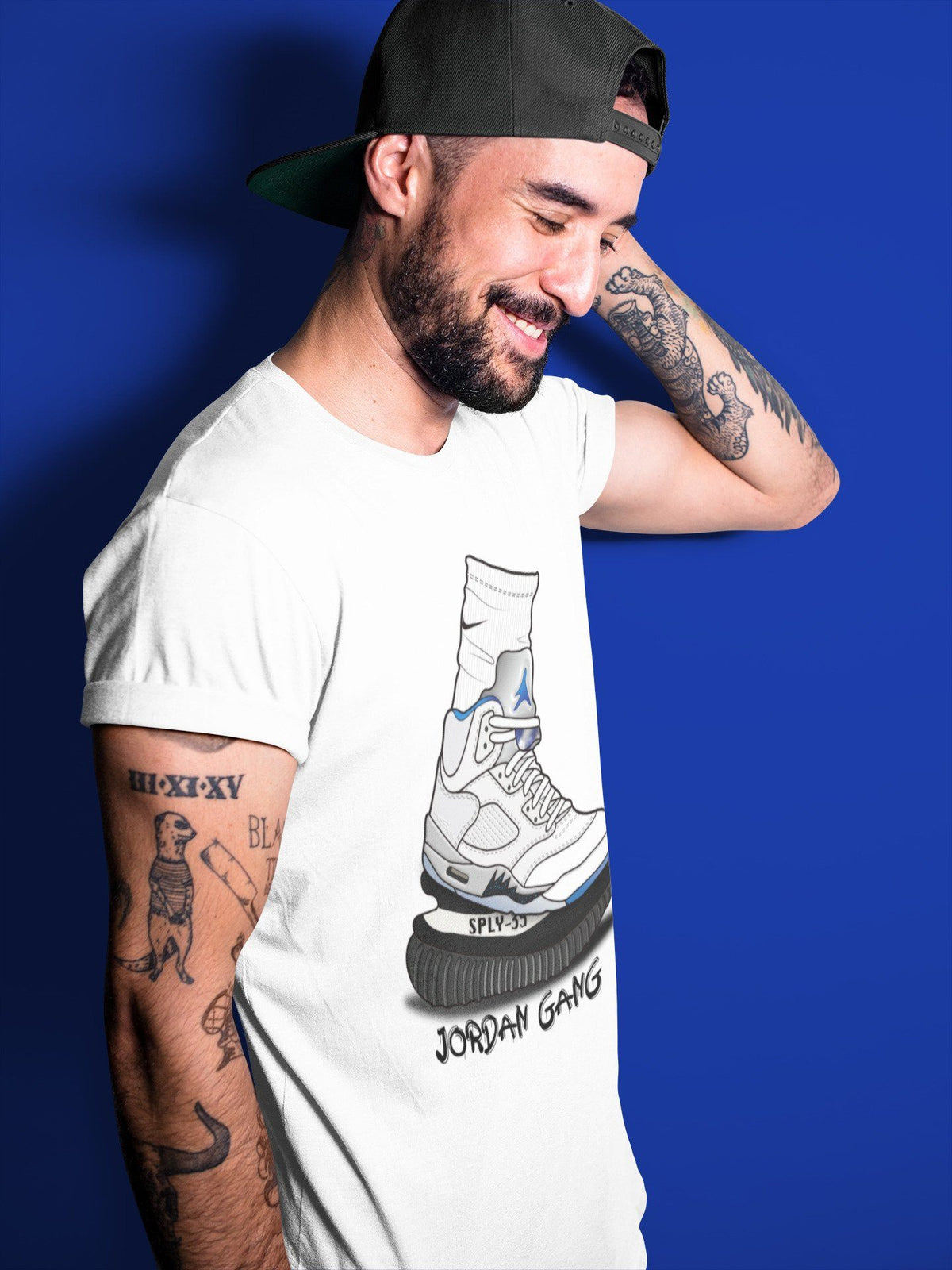 Jordan 5 Stealth Shirt To Match Jordans Jordan Gang Sneaker Tees Jordan 5 Stealth Drip Gear Zone Sneaker Matching Clothing Unisex Shirts