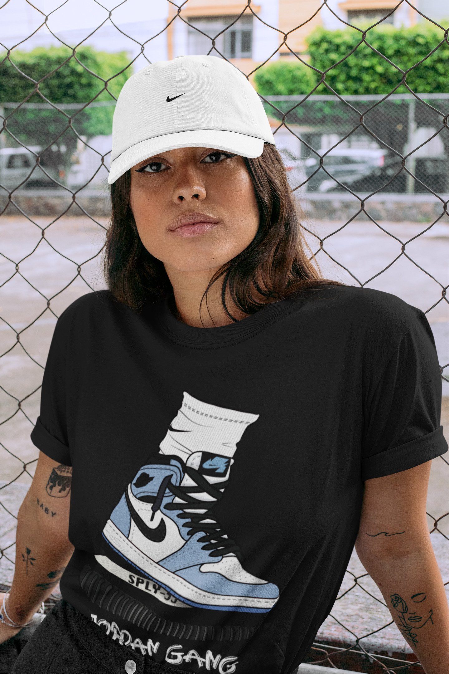 Jordan 1 University Blue Shirt To Match Jordans Jordan Gang Sneaker Tees Jordan 1 University Blue Drip Gear Zone Sneaker Matching Clothing Unisex Shirts