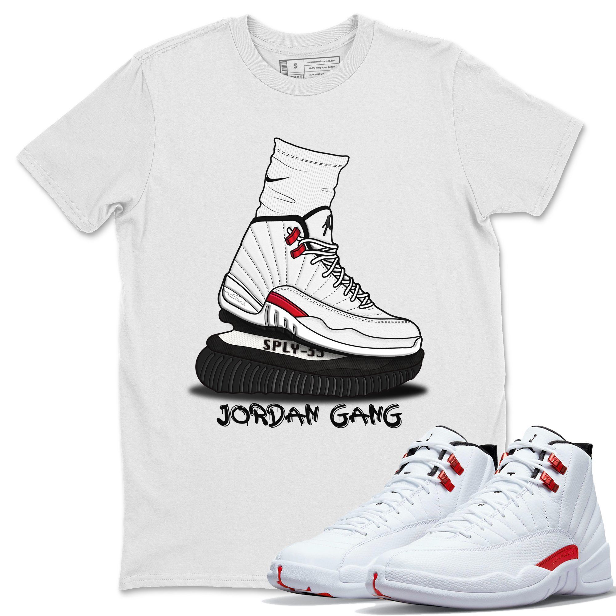 Jordan 12 Twist Shirt To Match Jordans Jordan Gang Sneaker Tees Jordan 12 Twist Drip Gear Zone Sneaker Matching Clothing Unisex Shirts