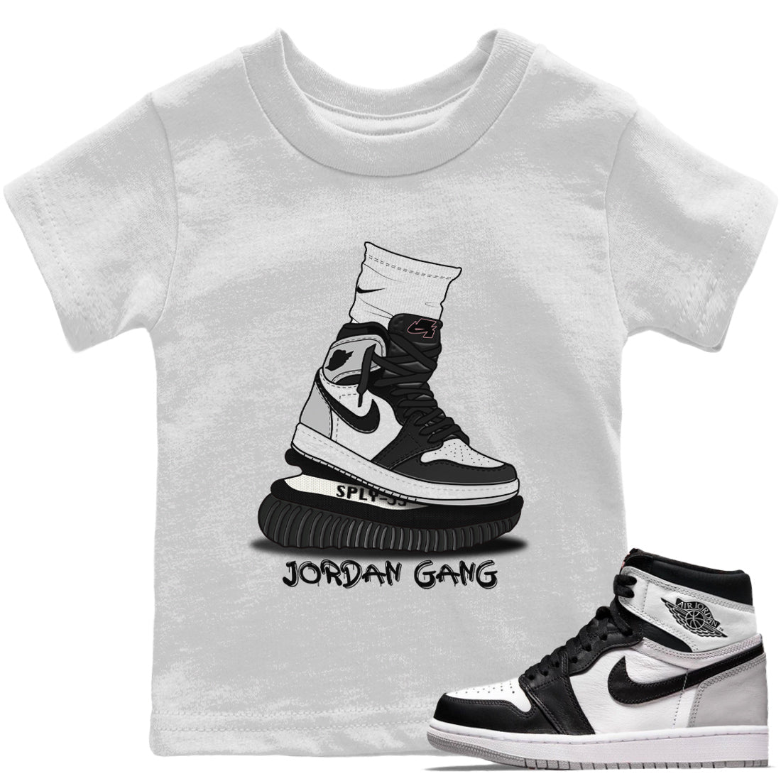 Jordan 1 Stage Haze Sneaker Matching T-Shirt Jordan Gang Sneaker Tees Jordan 1 Stage Haze Sneaker Release Tees Kids Shirts