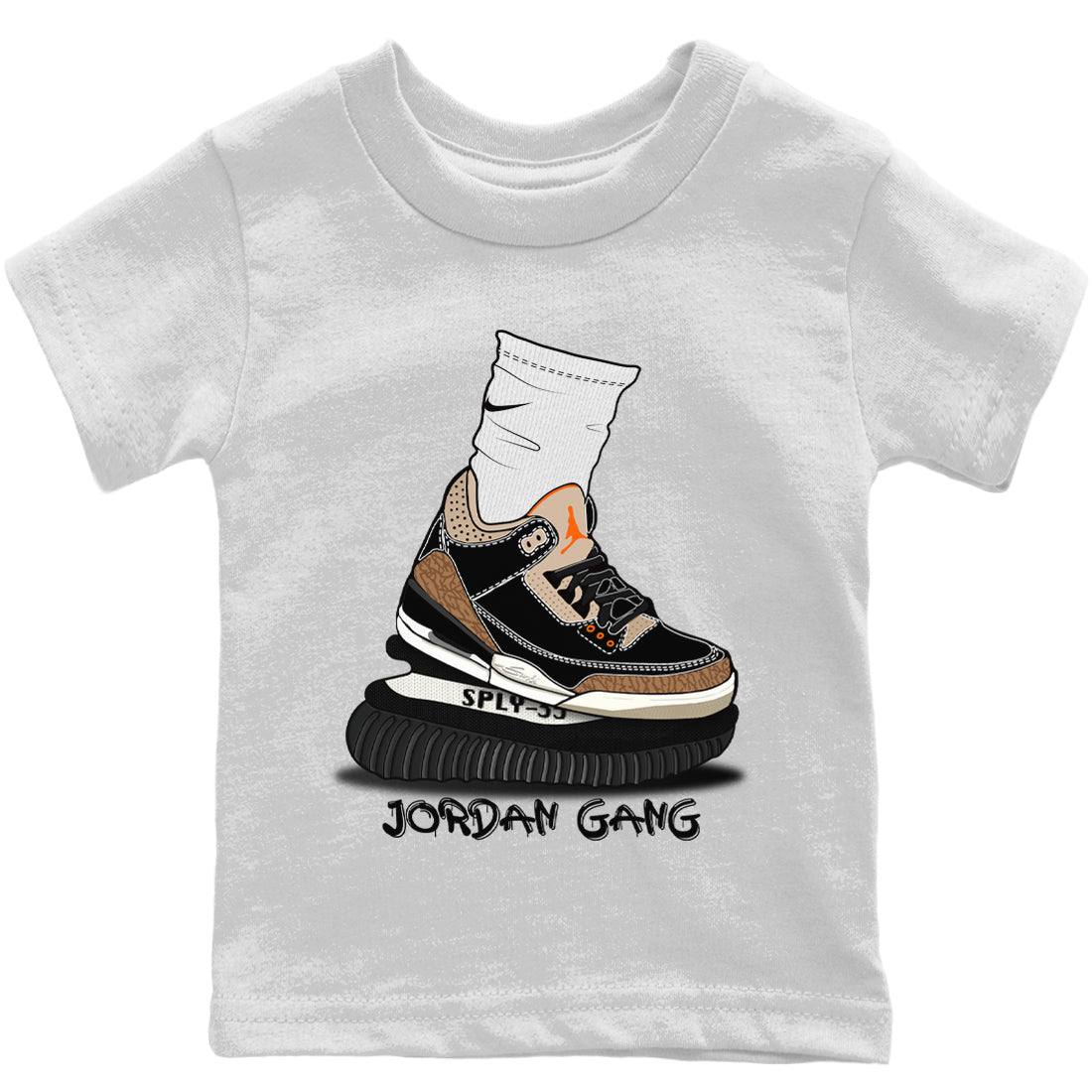 Jordan 3 Desert Elephant Sneaker Matching T-Shirt Jordan Gang Sneaker Tees Jordan 3 Desert Elephant Sneaker Release Tees Kids Shirts