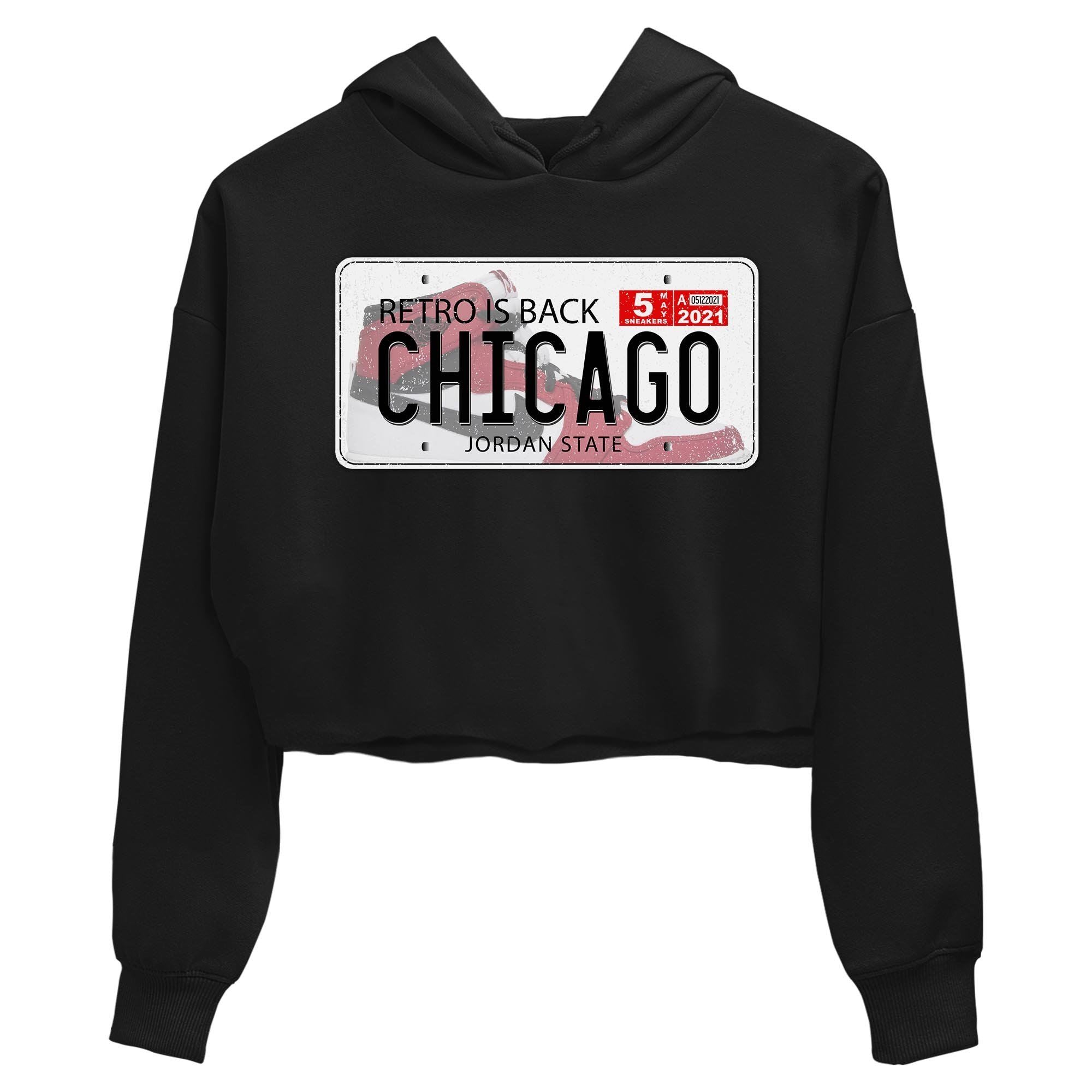 Jordan 1 Chicago Sneaker Matching T-Shirt Jordan Plate Sneaker Tees Jordan 1 Chicago Sneaker Release Tees Women's Shirts
