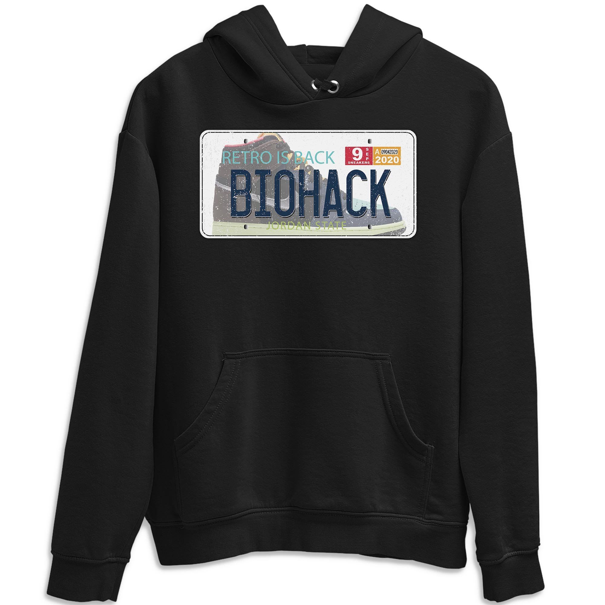 Jordan 1 Bio Hack Sneaker Match Tees Jordan Plate Sneaker Tees Jordan 1 Bio Hack Jordan to match sneaker T-Shirt Crew Neck Shirts