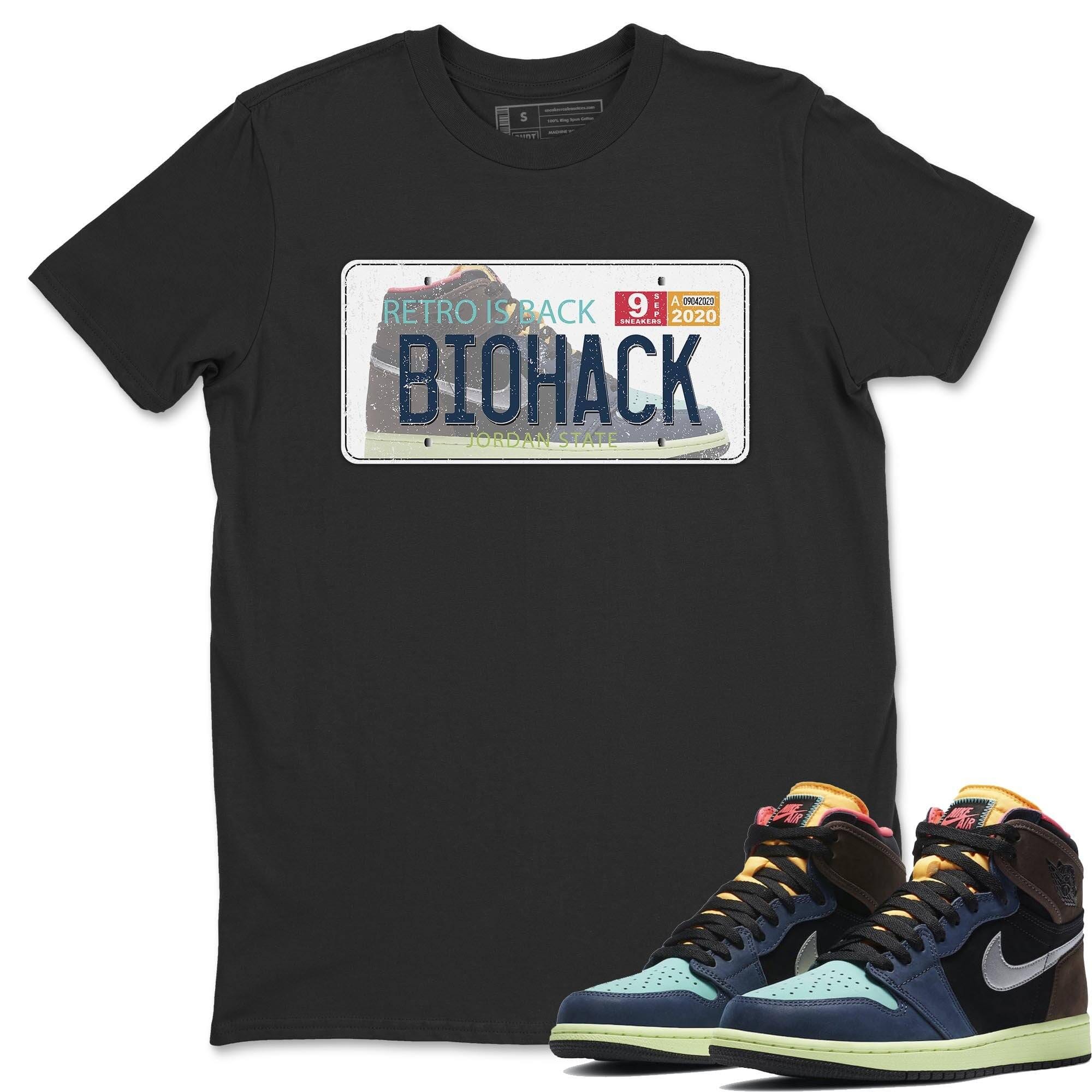 Jordan 1 Bio Hack Sneaker Match Tees Jordan Plate Sneaker Tees Jordan 1 Bio Hack Jordan to match sneaker T-Shirt Crew Neck Shirts