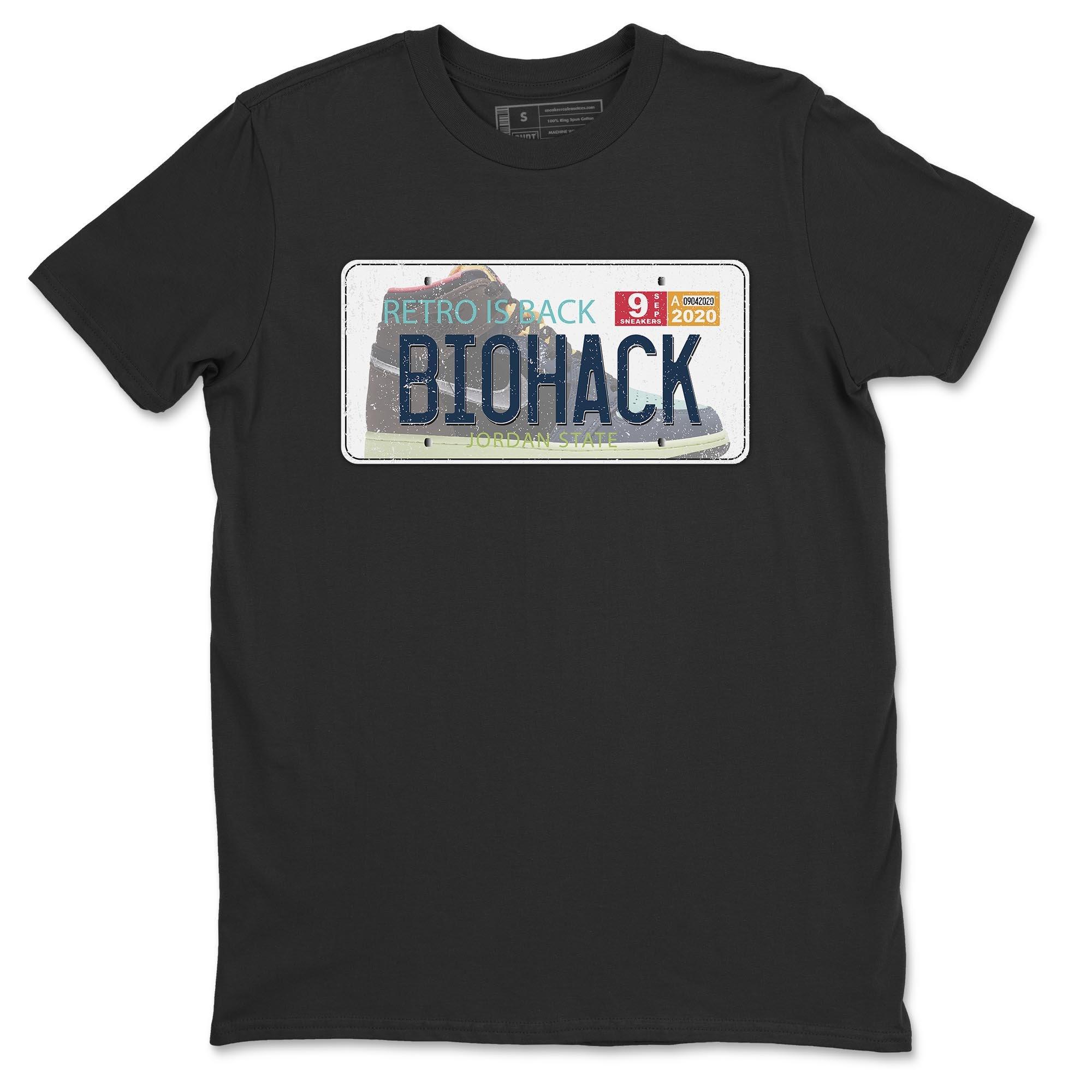 Jordan 1 Bio Hack Sneaker Match Tees Jordan Plate Sneaker Tees Jordan 1 Bio Hack Jordan to match sneaker T-Shirt Crew Neck Shirts