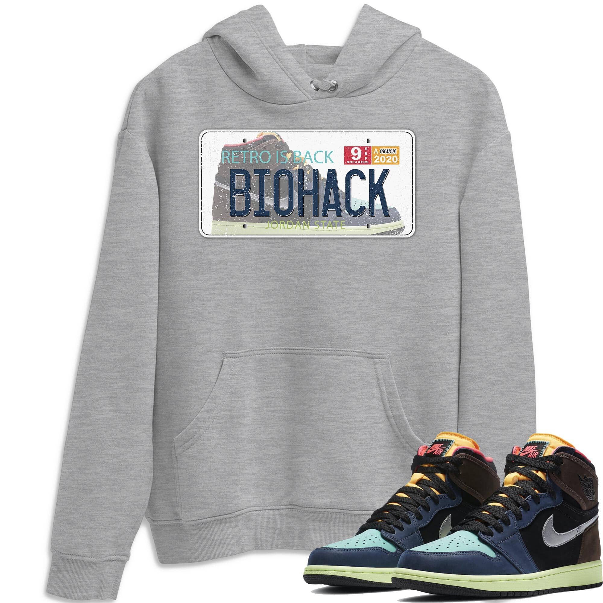 Jordan 1 Bio Hack Sneaker Match Tees Jordan Plate Sneaker Tees Jordan 1 Bio Hack Jordan to match sneaker T-Shirt Crew Neck Shirts