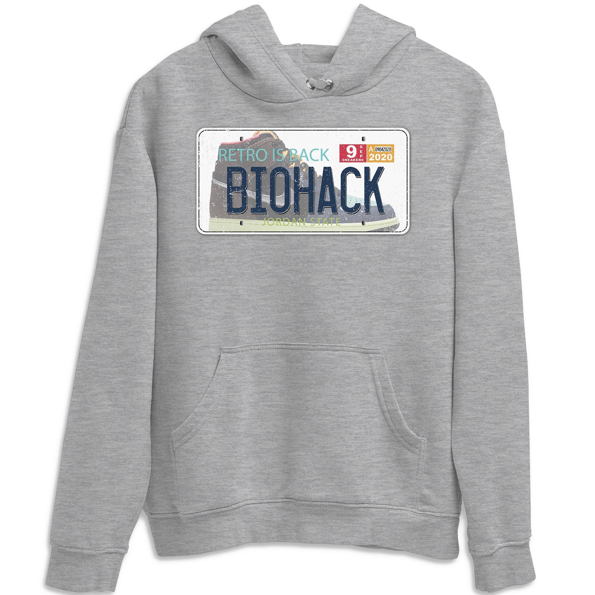 Jordan 1 Bio Hack Sneaker Match Tees Jordan Plate Sneaker Tees Jordan 1 Bio Hack Jordan to match sneaker T-Shirt Crew Neck Shirts