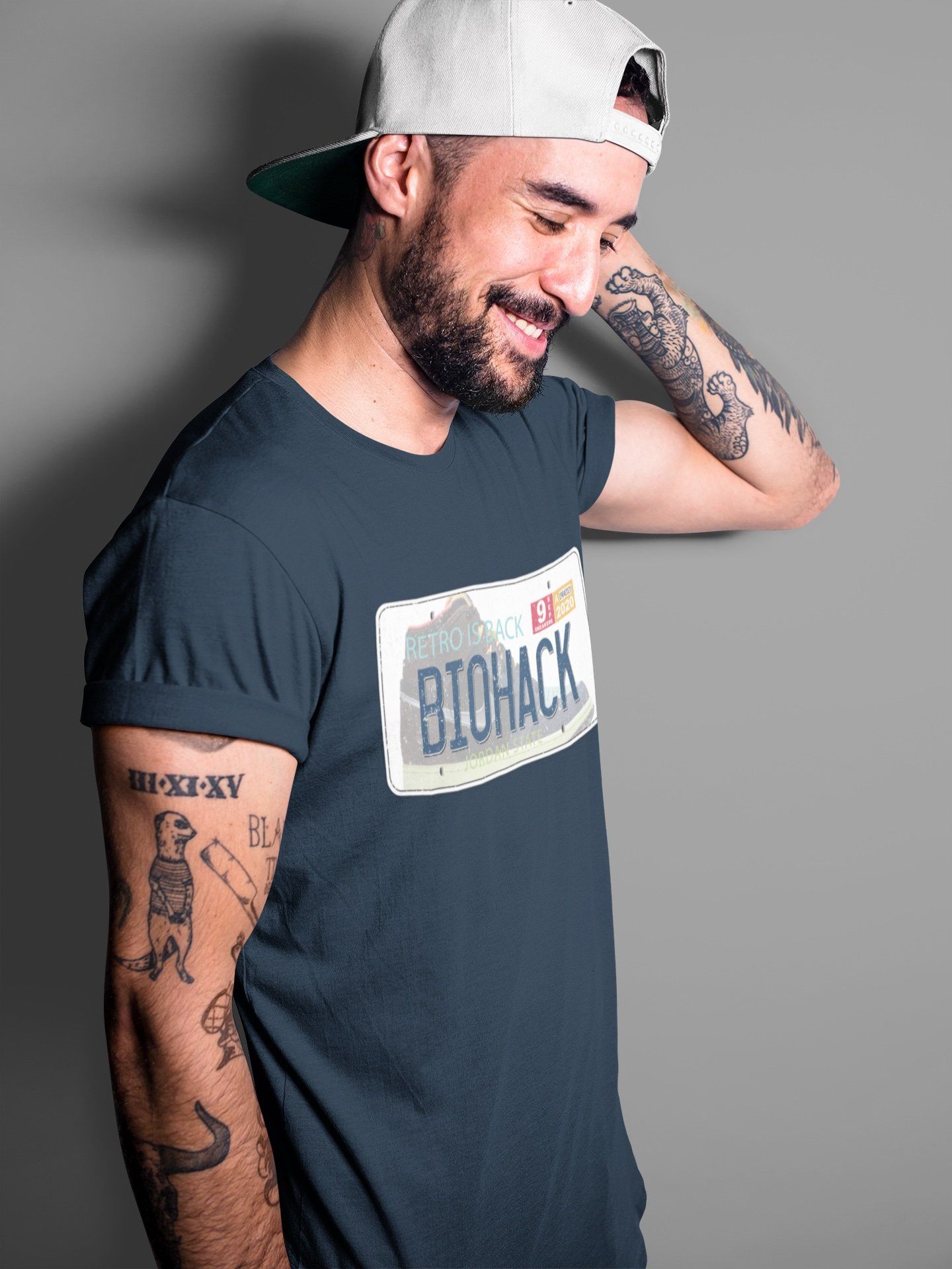 Jordan 1 Bio Hack Sneaker Match Tees Jordan Plate Sneaker Tees Jordan 1 Bio Hack Jordan to match sneaker T-Shirt Crew Neck Shirts