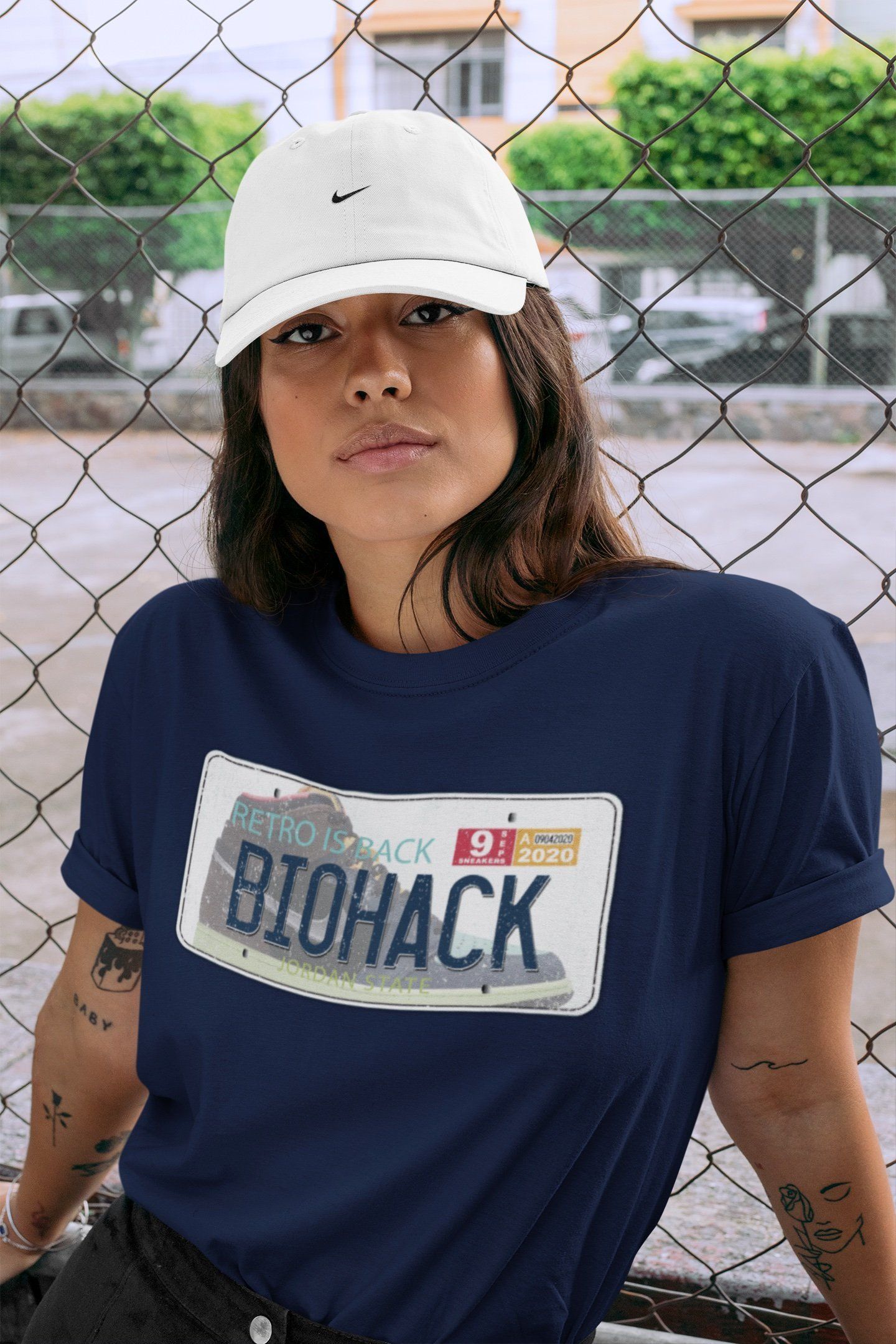 Jordan 1 Bio Hack Sneaker Match Tees Jordan Plate Sneaker Tees Jordan 1 Bio Hack Jordan to match sneaker T-Shirt Crew Neck Shirts