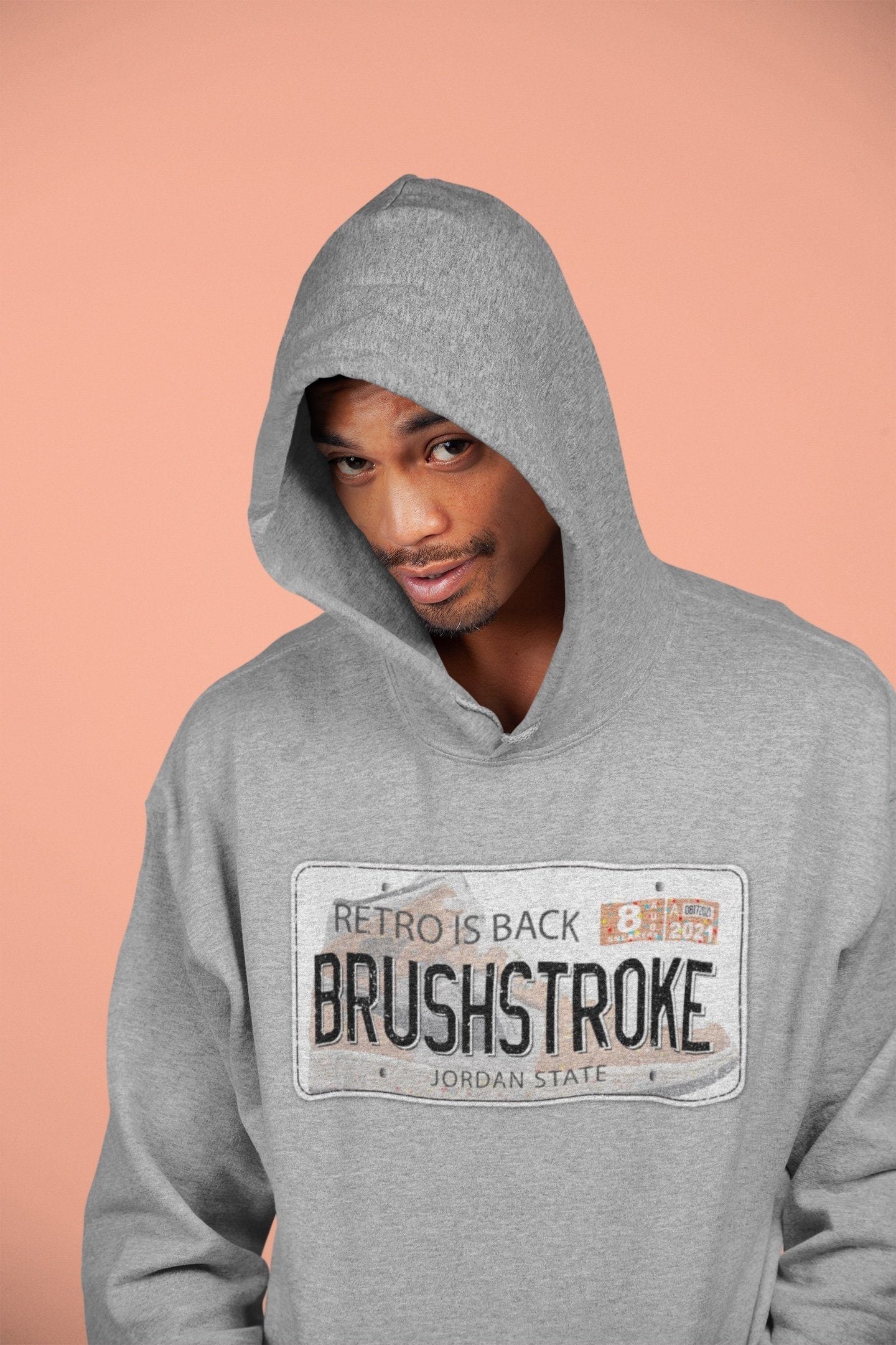 Jordan 1 Brushstroke Sneaker Matching T-Shirt Jordan Plate Sneaker Tees Jordan 1 Brushstroke Sneaker Release Tees Crew Neck Tees