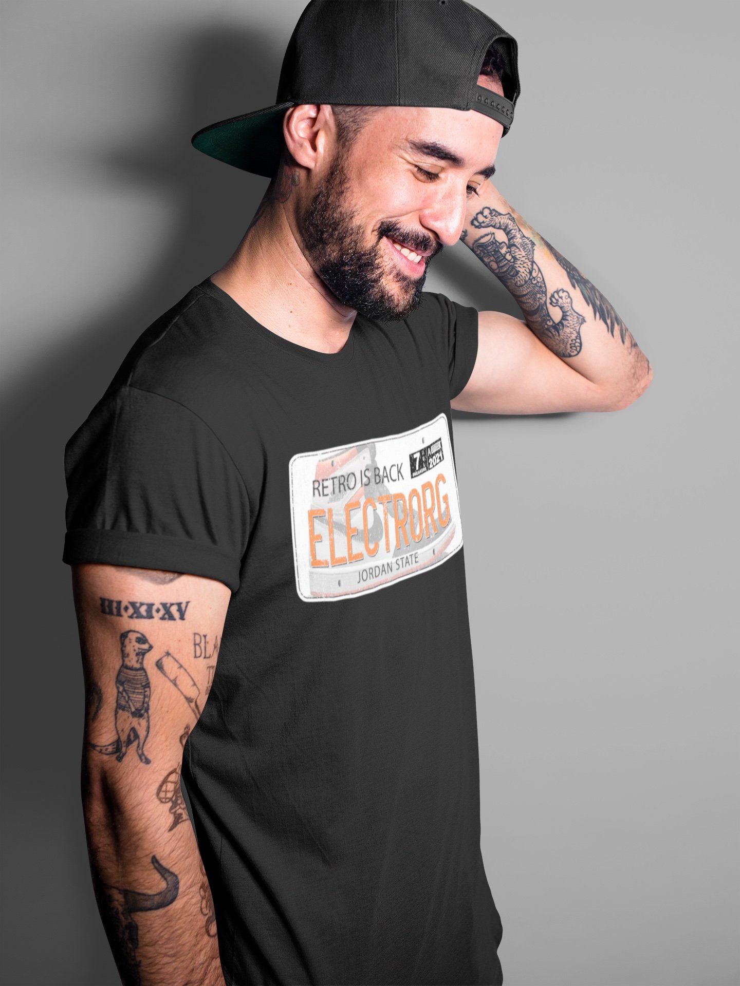 Jordan 1 Electro Orange Sneaker Matching T-Shirt Jordan Plate Sneaker Tees Jordan 1 Electro Orange Sneaker Release Tees Crew Neck Tees