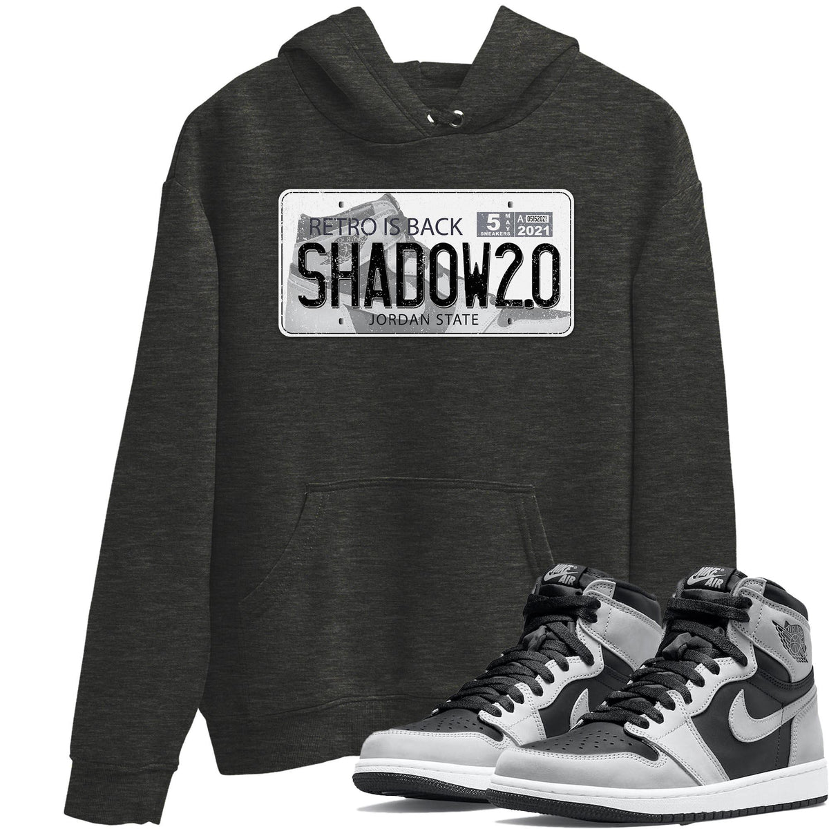 Jordan 1 Shadow 2.0 Shirt To Match Jordans Jordan Plate Sneaker Tees Jordan 1 Shadow 2.0 Drip Gear Zone Sneaker Matching Clothing Unisex Shirts