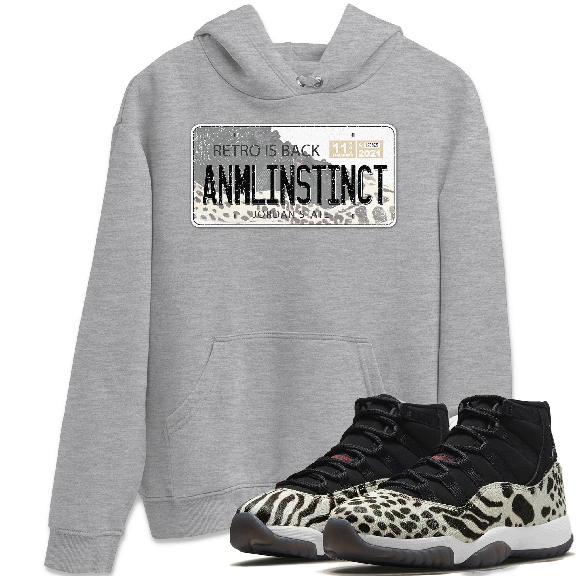 Jordan 11 Animal Instinct Shirt To Match Jordans Jordan Plate Sneaker Tees Jordan 11 Animal Instinct Drip Gear Zone Sneaker Matching Clothing Unisex Shirts