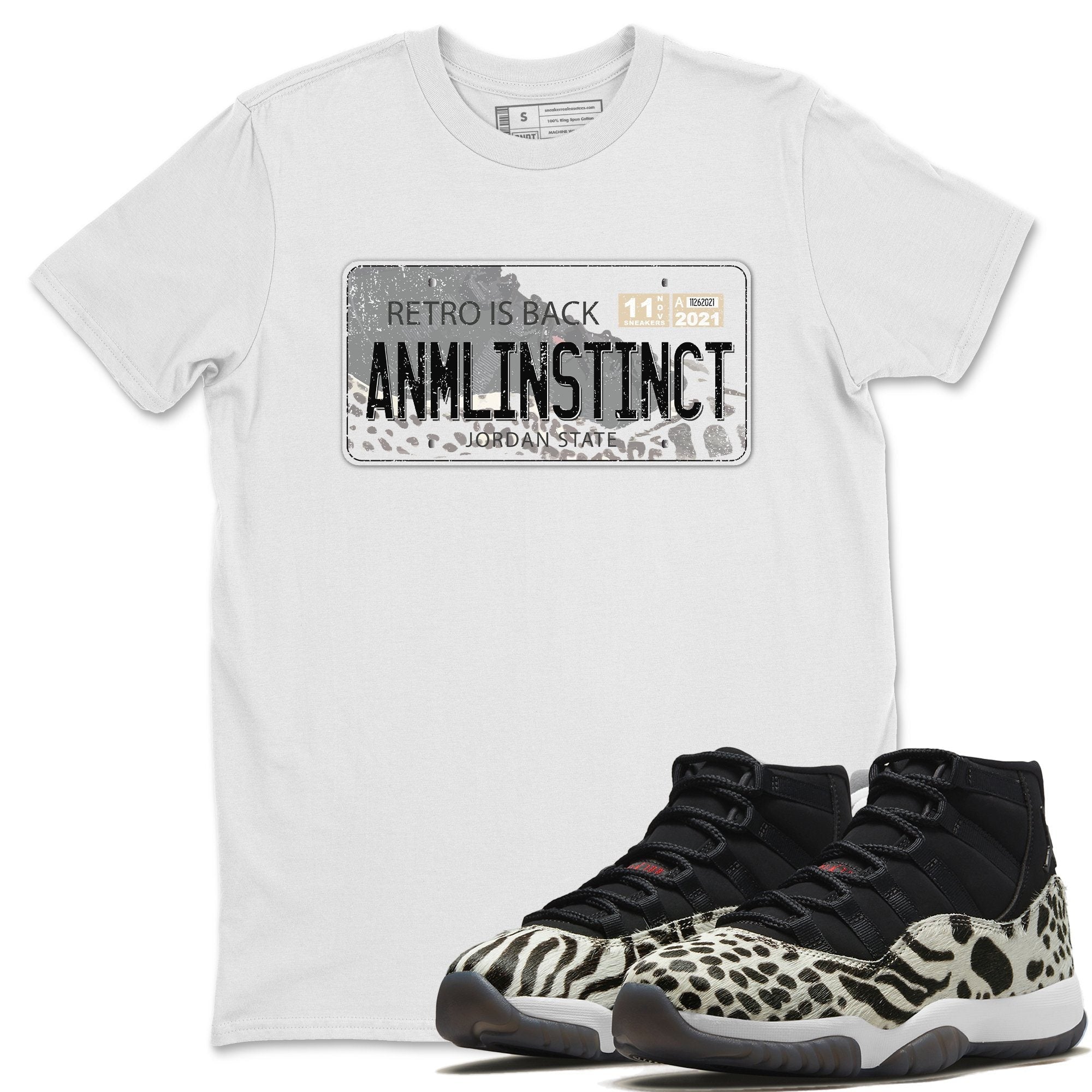 Jordan 11 Animal Instinct Shirt To Match Jordans Jordan Plate Sneaker Tees Jordan 11 Animal Instinct Drip Gear Zone Sneaker Matching Clothing Unisex Shirts